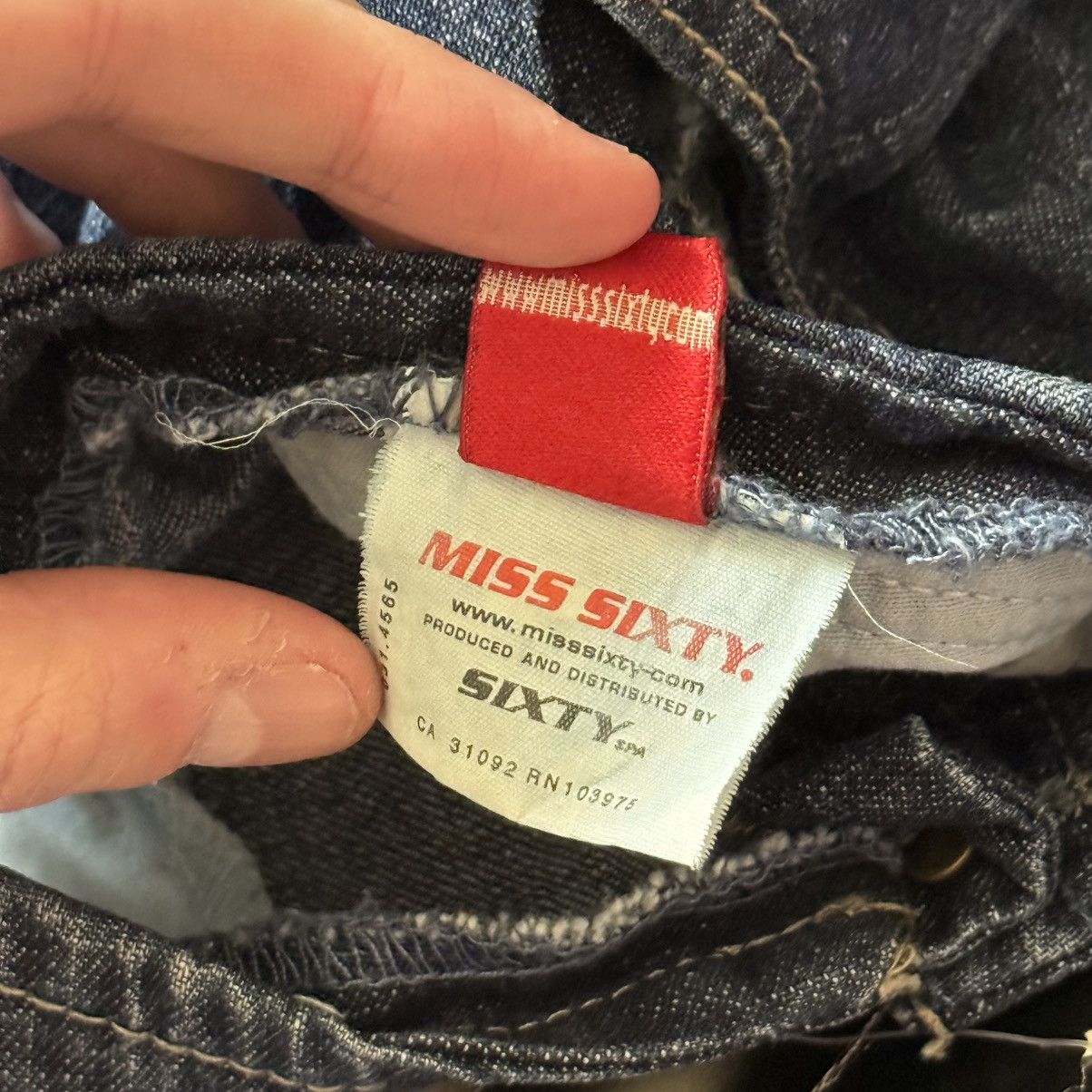 Miss Sixty 📌 Vintage Miss Sixty Jeans Flared Washed 00s Low Rice Size 30" / US 8 / IT 44 - 13 Thumbnail