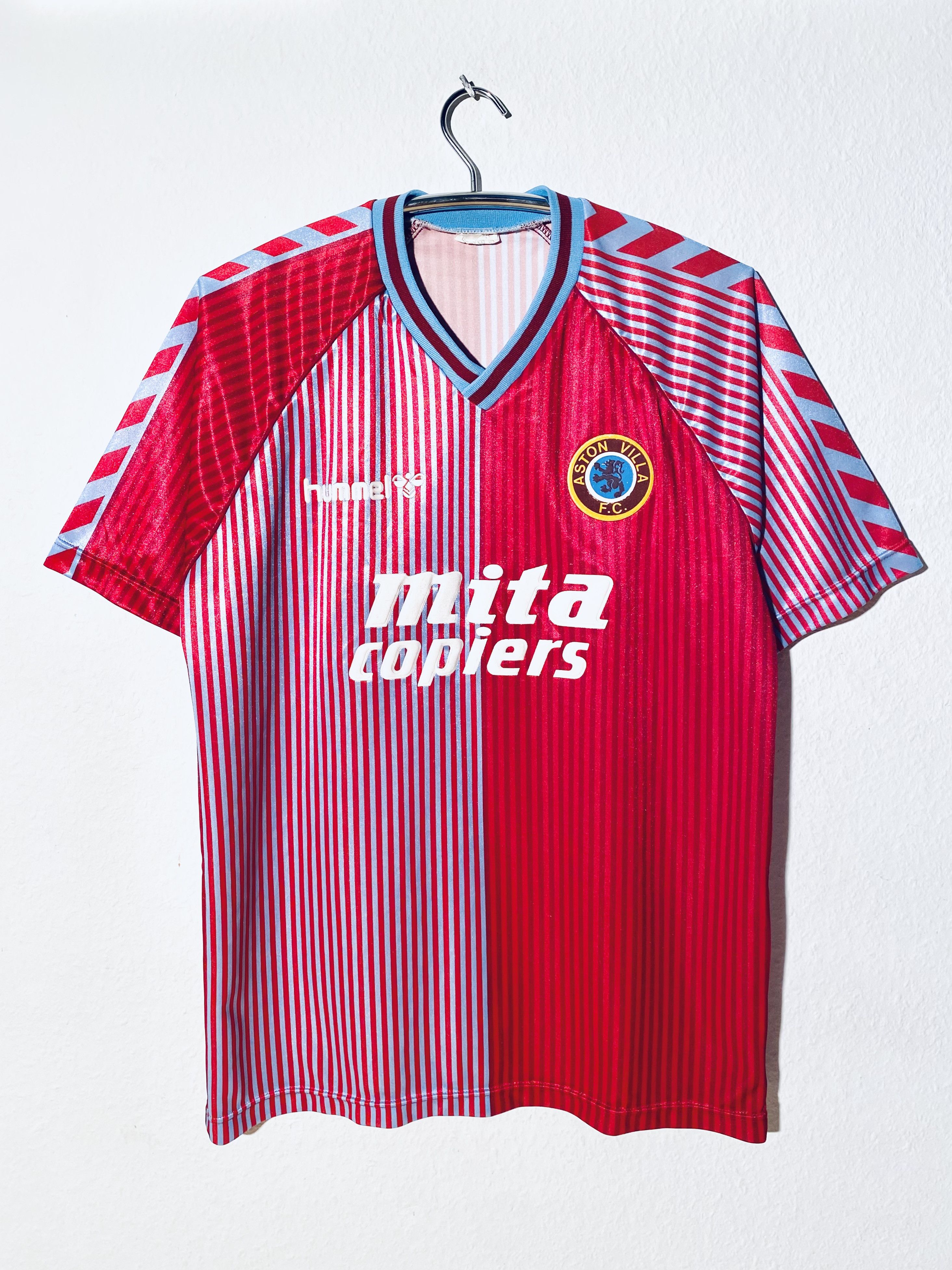 Hummel Aston Villa Home Shirt 1987 - 1989 Size US M / EU 48-50 / 2 - 1 Thumbnail