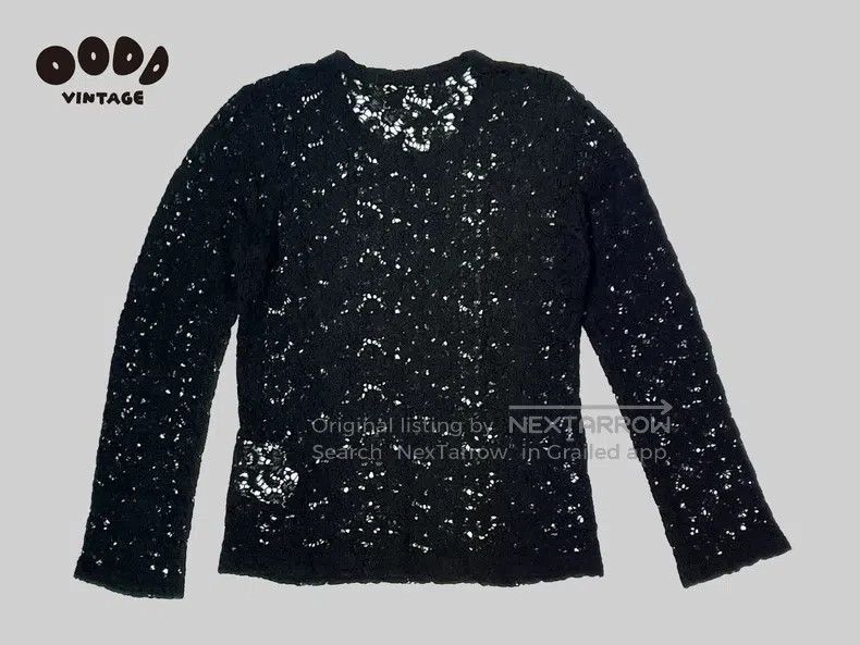 Comme des Garcons Comme Des Garcons Lace Cutout Knit Top Size S / US 4 / IT 40 - 2 Thumbnail