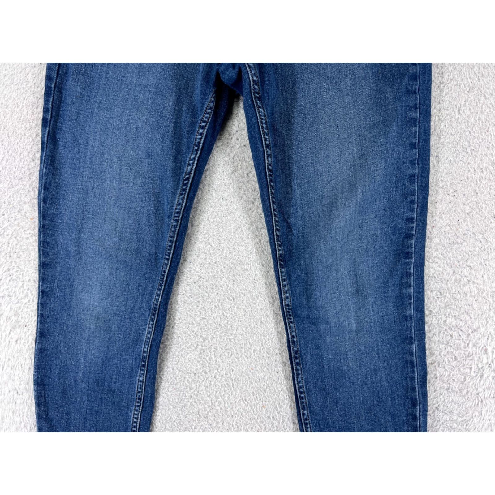 Lucky Brand Lucky Brand Women's Skinny Jeans 8 Blue Denim Cotton Blend Low Rise Stretch Pockets 25 Inseam Size 30" / US 8 / IT 44 - 3 Thumbnail