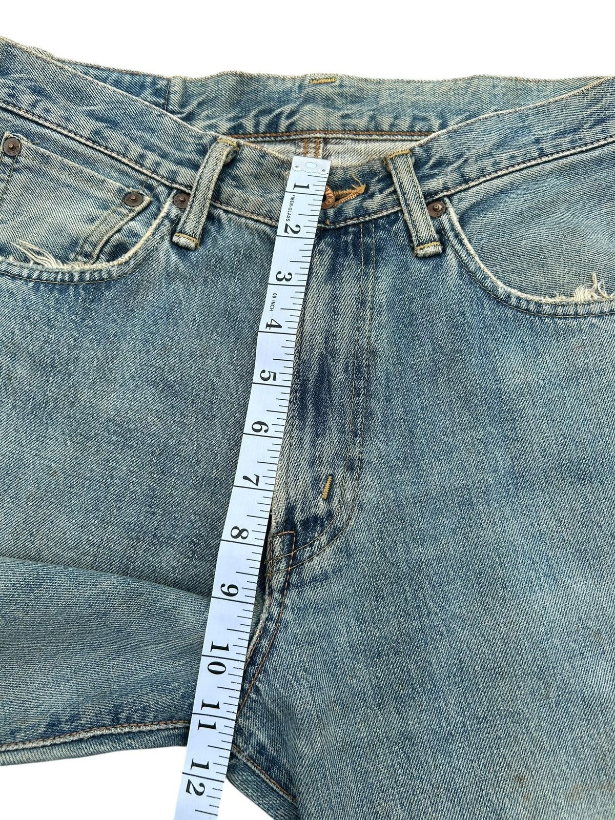 Kapital Vintage Edwin 505x Selvedge Dirty Distressed Denim Jeans Size US 28 / EU 44 - 15 Thumbnail