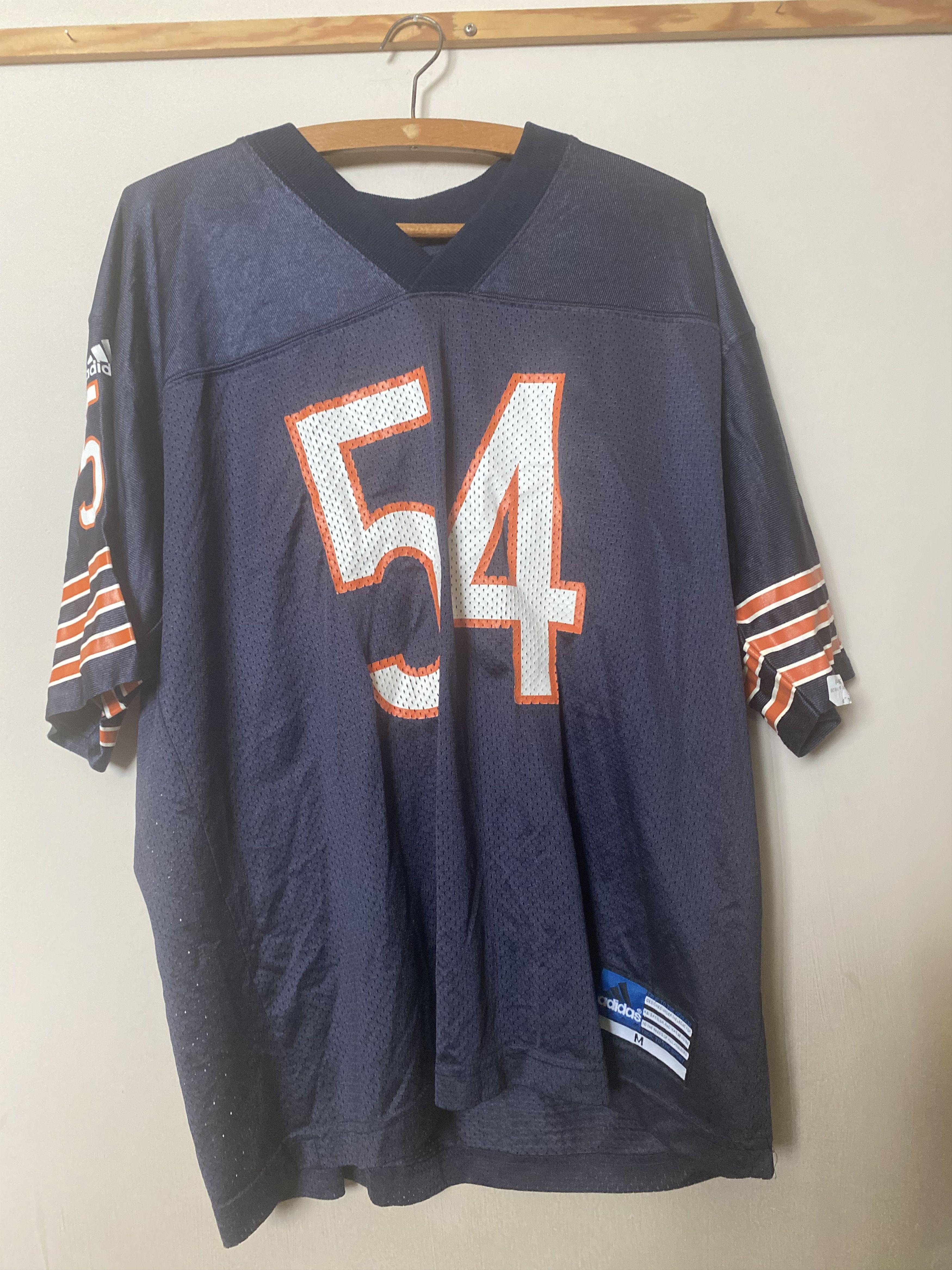 Adidas Vintage NFL CHICAGO BEARS - nr 54 URLACHER - M - Adidas Size US M / EU 48-50 / 2 - 2 Thumbnail