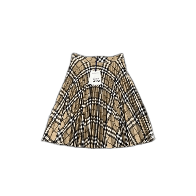 Burberry New Plaid Pleated Skirt UK8
