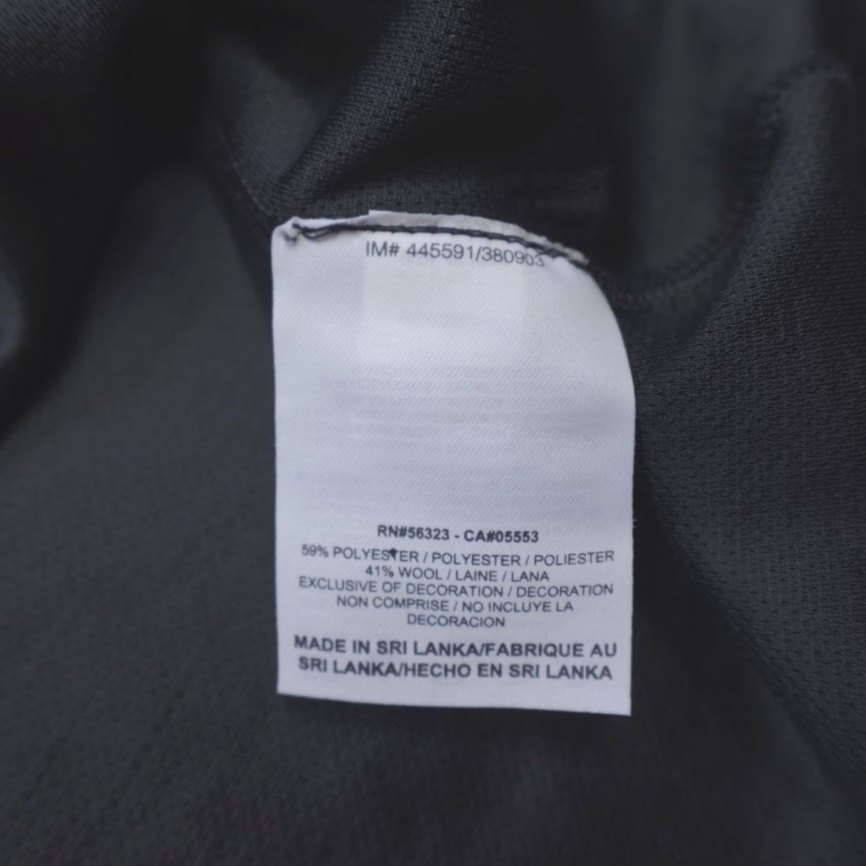Nike Nike Tour ADV 1/2 Zip Golf Top Dri-FIT FD5833-010 Black Wool Blend Size L Mens Golf Top Size US L / EU 52-54 / 3 - 5 Thumbnail