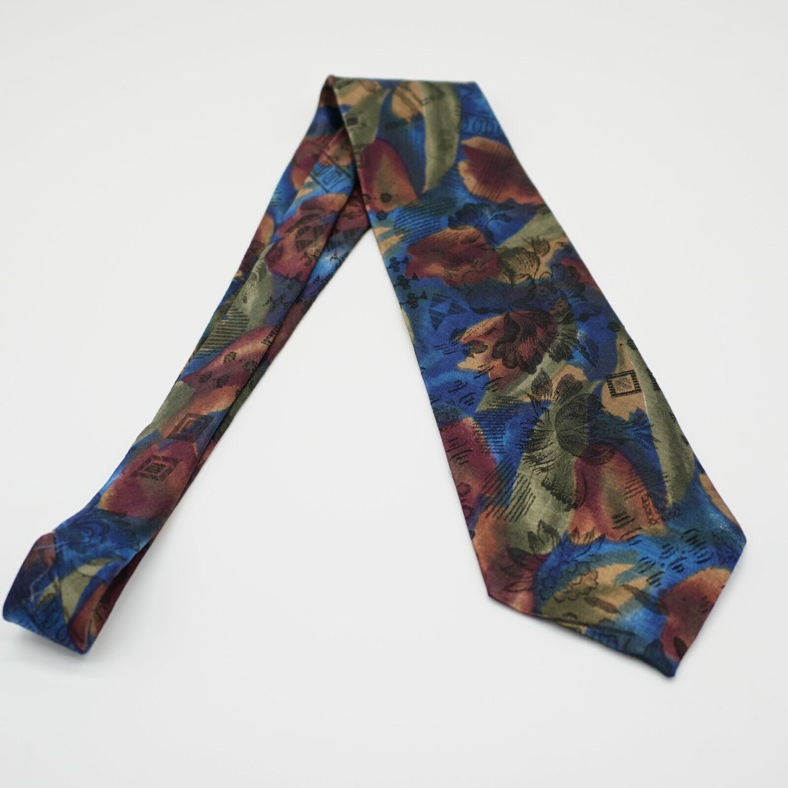 Designer Brittania Abstract Multi-Colored Floral Jacquard Print Polye Size ONE SIZE - 7 Thumbnail