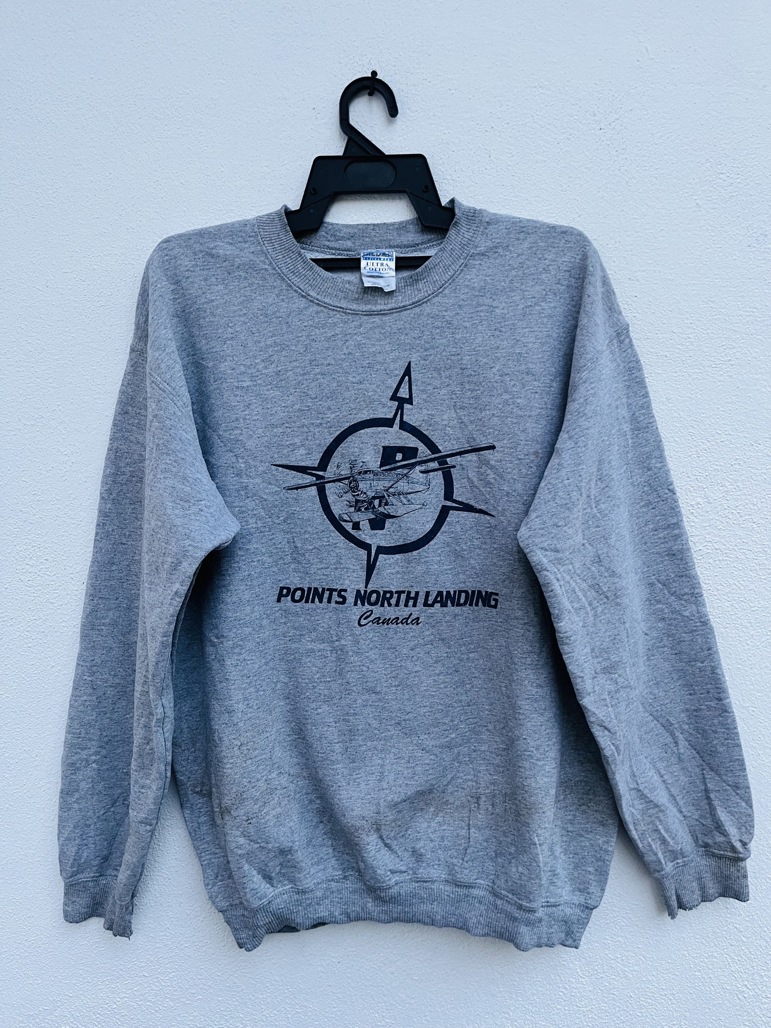 Japanese Brand × Vintage Vintage Points North Landing Canada Streetwear Style Size US M / EU 48-50 / 2 - 1 Thumbnail
