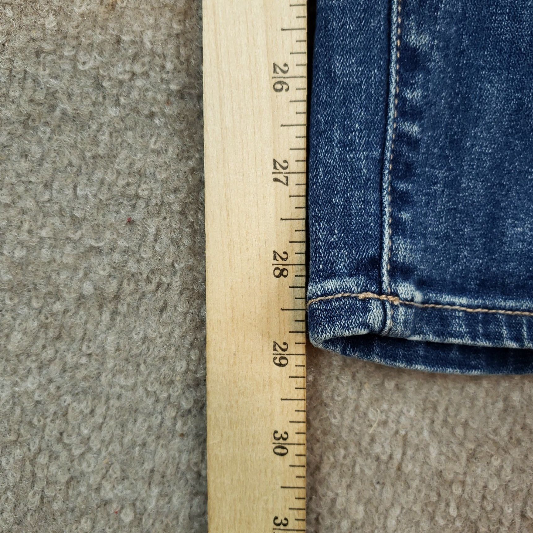 American Eagle Outfitters American Eagle Blue Mid Rise Jegging Stretch Jeans Womens Size 4 Size 27" / US 4 / IT 40 - 3 Thumbnail