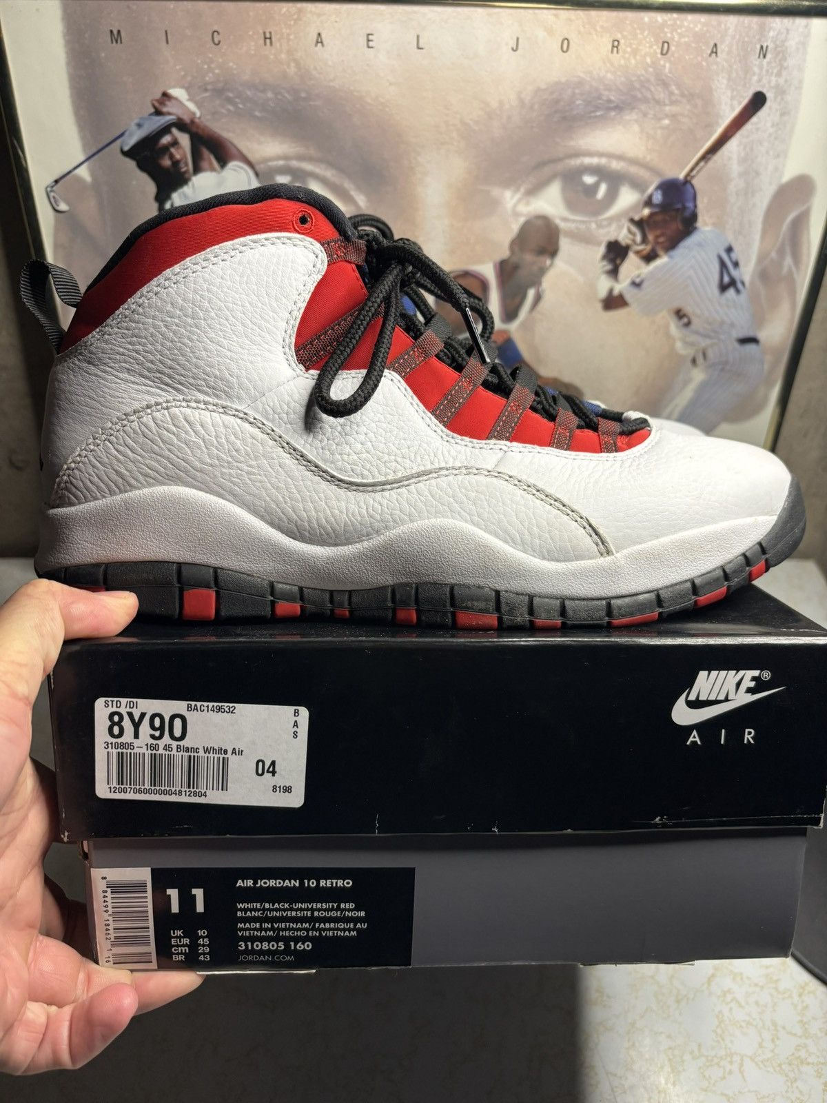 Jordan Brand Air Jordan 10 Retro Russel Westbrook Size US 11 / EU 44 - 1 Thumbnail