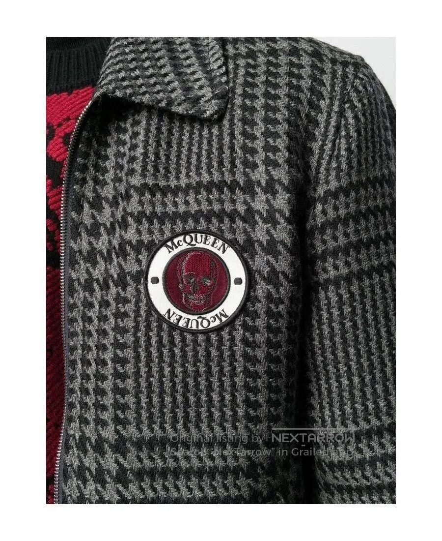 Alexander McQueen wool blend checkered jacket. Size US M / EU 48-50 / 2 - 4 Thumbnail