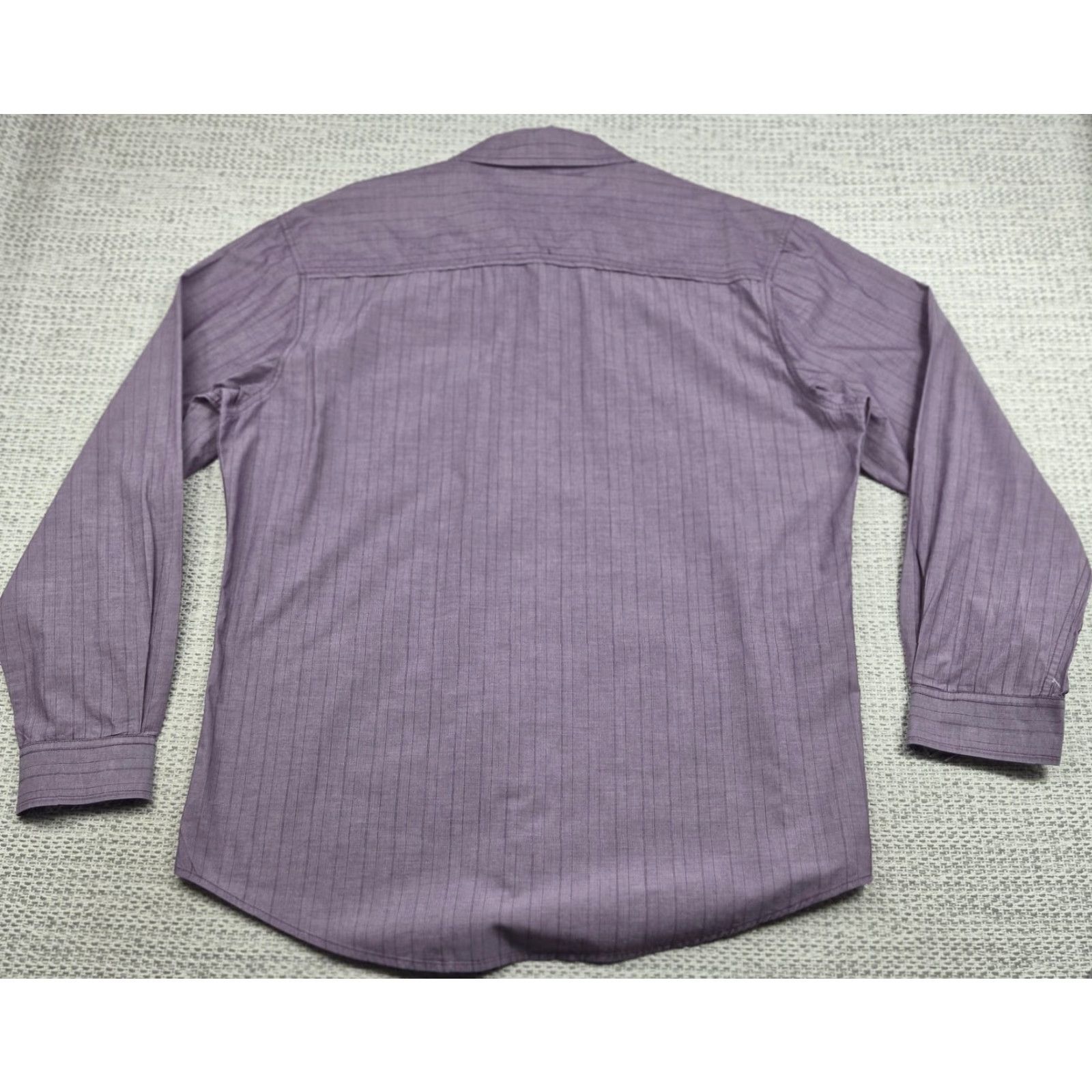 Vintage Cinch Button Up Shirt Mens XL Purple Striped Modern Fit Long Sleeve Western Size US XL / EU 56 / 4 - 7 Thumbnail