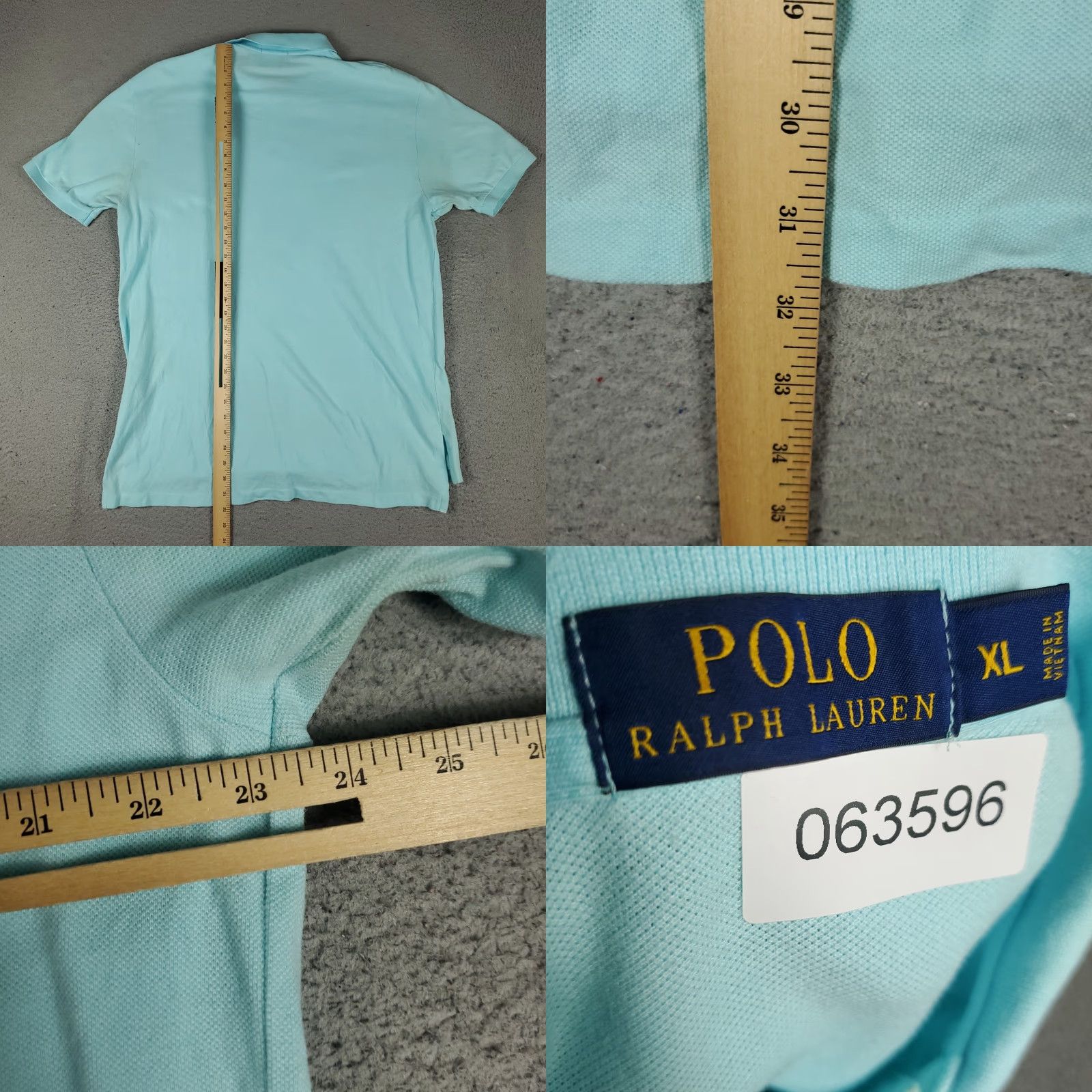Ralph Lauren Ralph Lauren Polo Shirt Mens Size XL Light Blue Casual Short Sleeve Regular Fit Size US XL / EU 56 / 4 - 8 Thumbnail