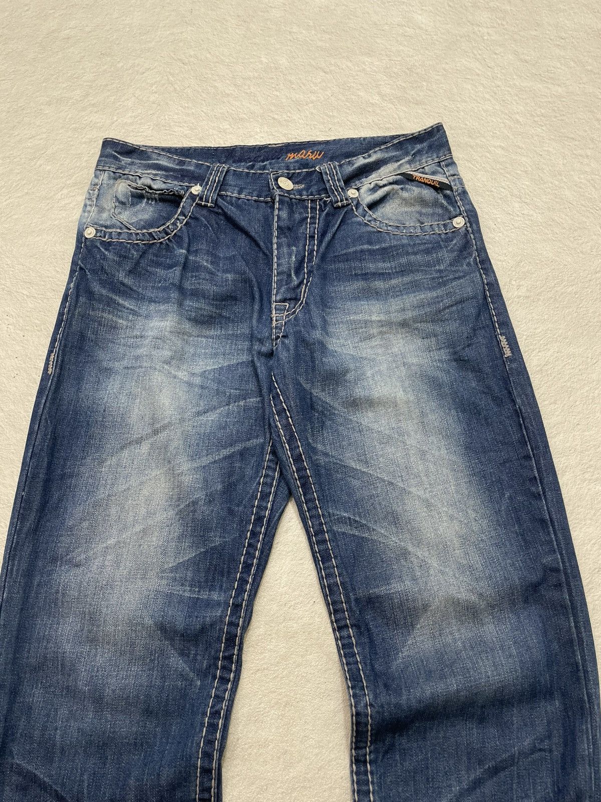 Hysteric Glamour 2000s Maru Fading Denim Washed Acne Ifsix LGB Japan Number Size US 32 / EU 48 - 2 Thumbnail