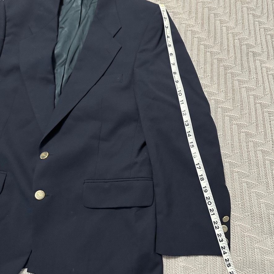 Burberry Vintage Burberry navy two button blazer size 40R Size 40R - 11 Thumbnail