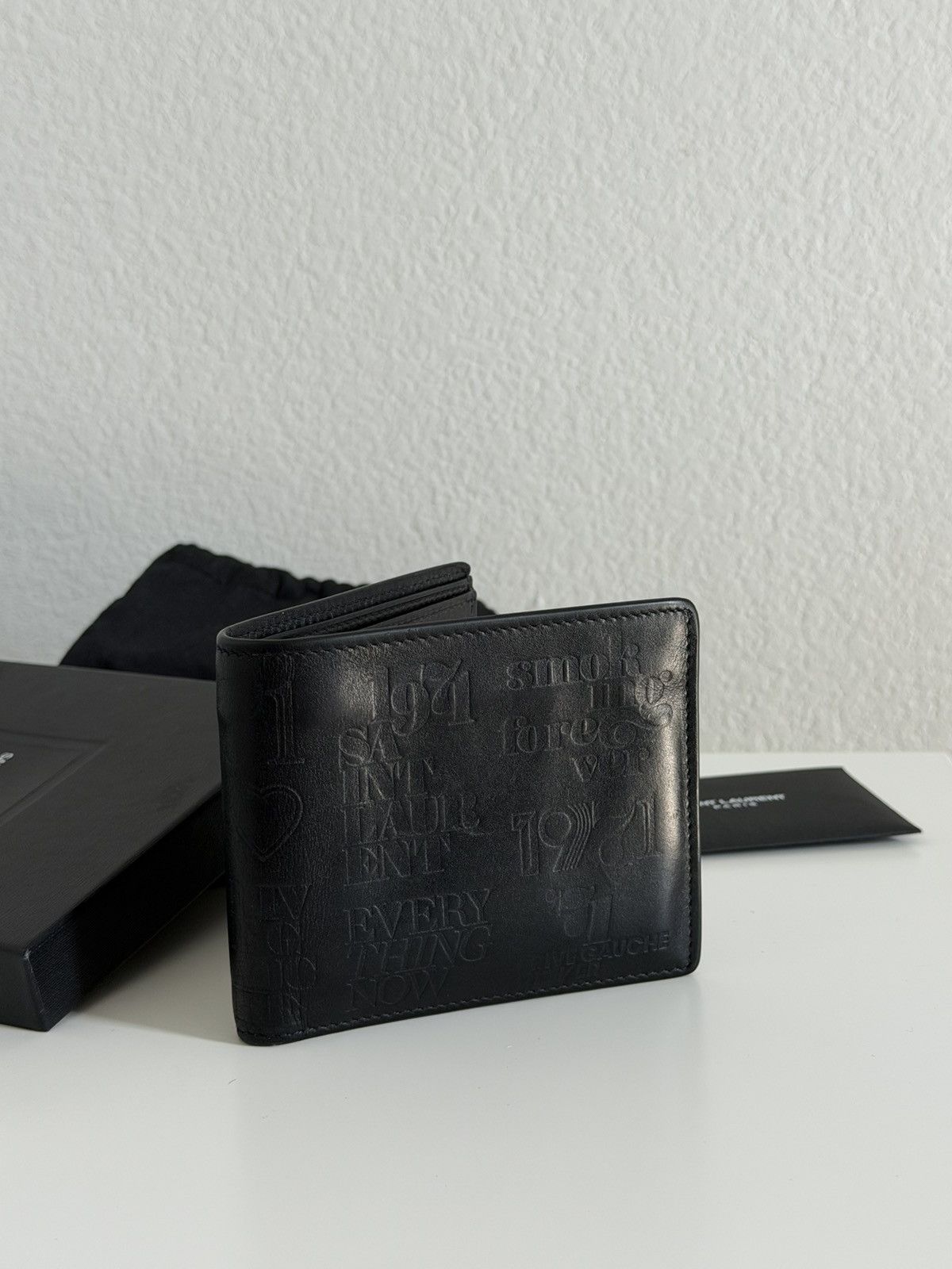 Yves Saint Laurent YSL Wallet Yves Saint Laurent “Smoking Forever” Rare Wallet Size ONE SIZE - 7 Thumbnail