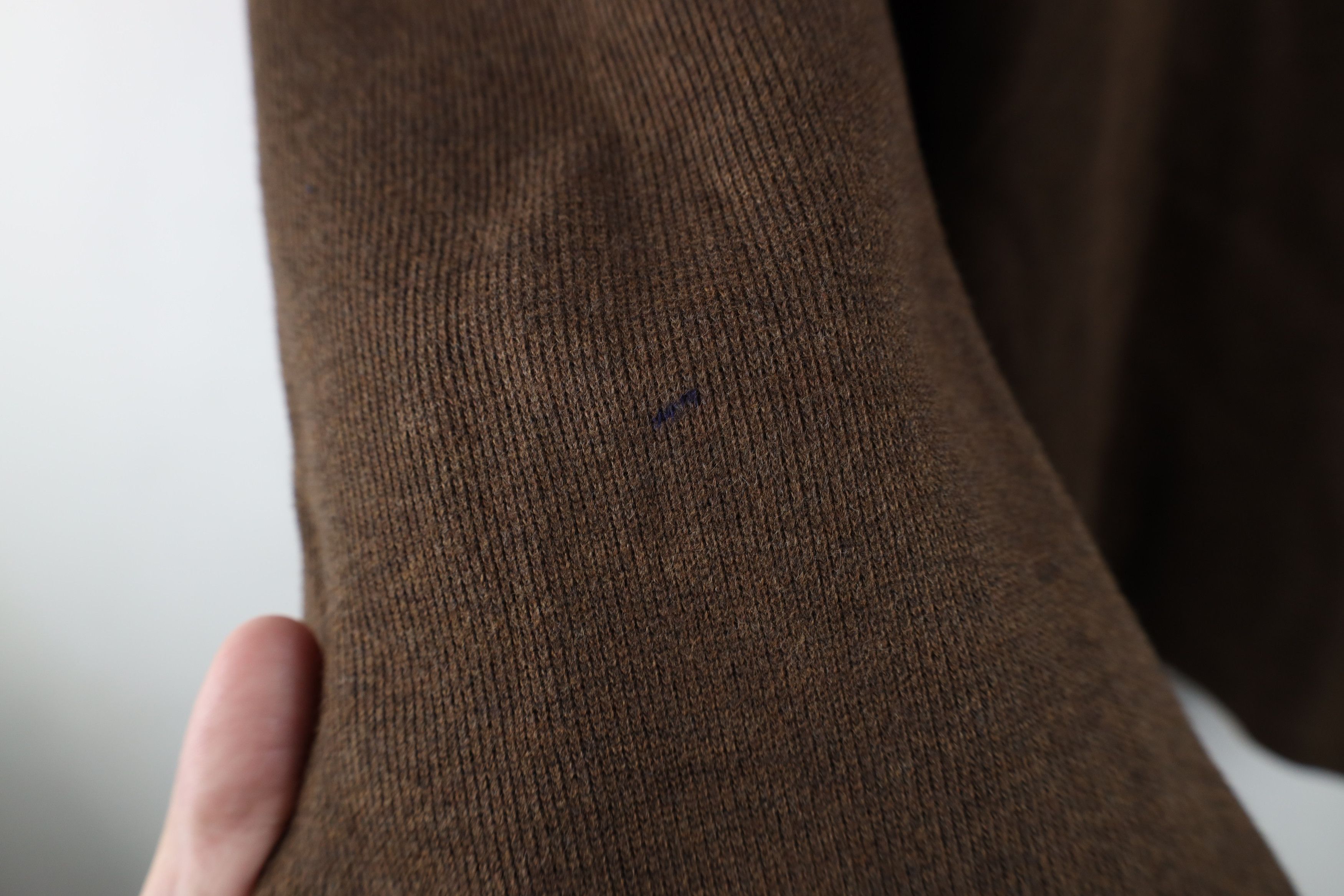 Ralph Lauren Vintage 90s Ralph Lauren Ribbed Knit Half Zip Sweater Brown Size US XXL / EU 58 / 5 - 6 Thumbnail