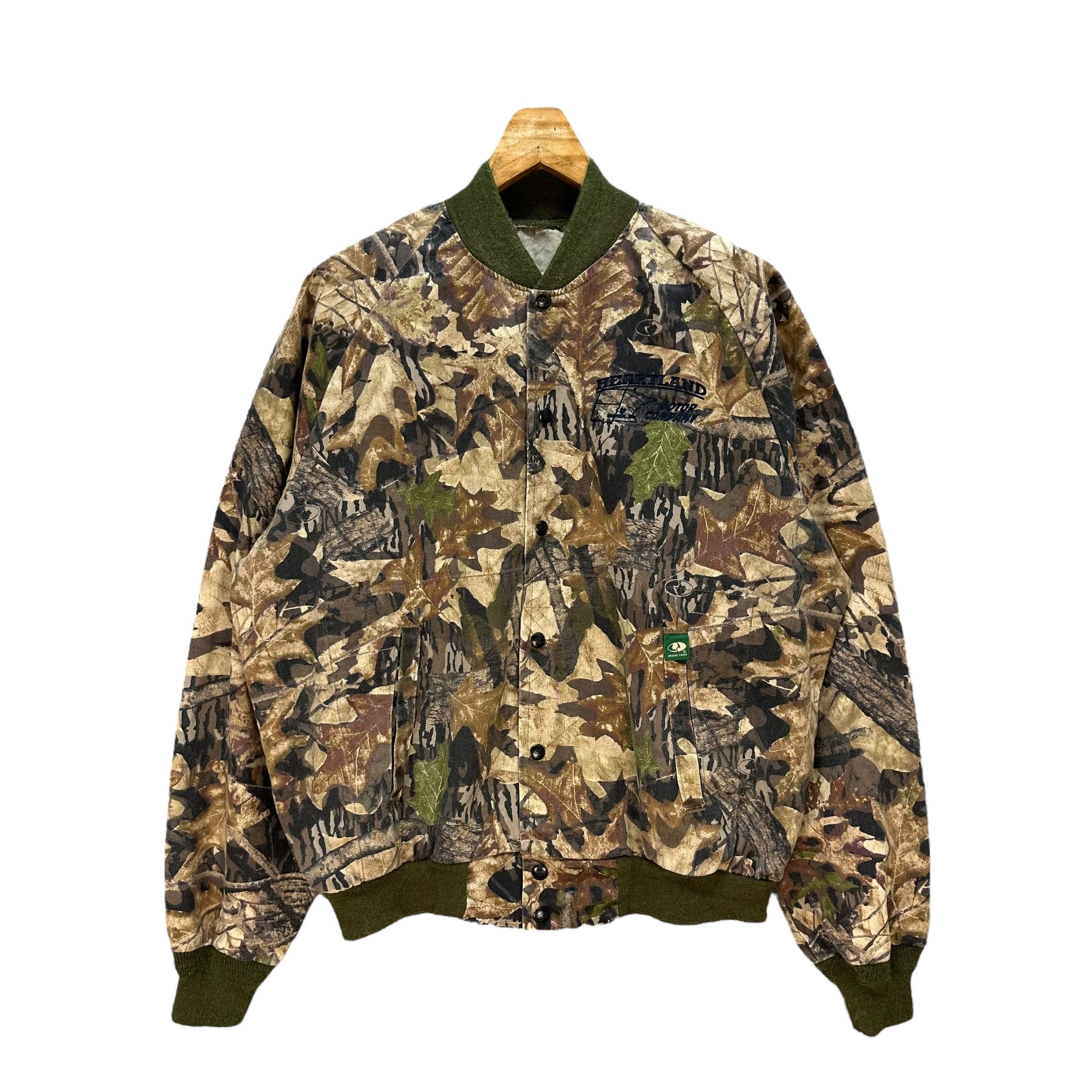 Mossy Oaks 80s MOSSY OAKS Made in Usa Real Tree Bomber Jacket #A68-1638 Size US XL / EU 56 / 4 - 1 Thumbnail