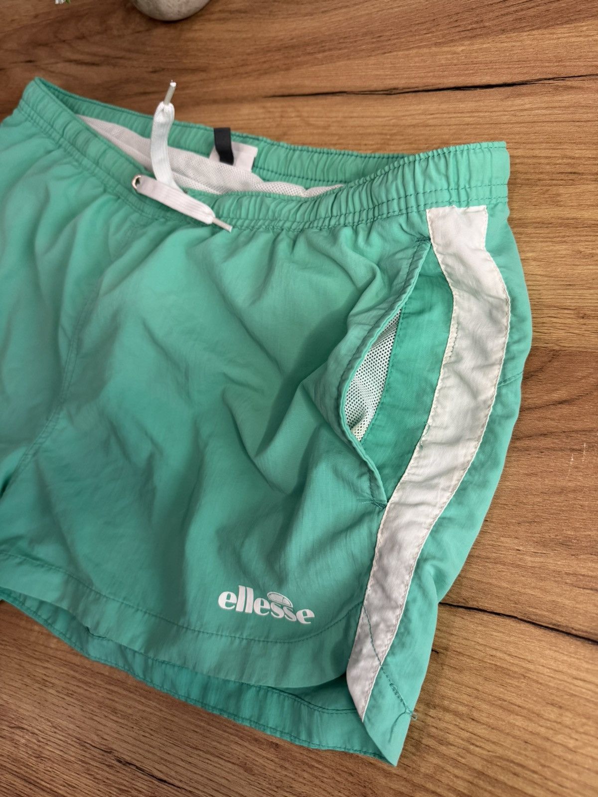 Ellesse Ellesse Vintage Men’s Swim Shorts Mint Green - Size M Size US 32 / EU 48 - 6 Thumbnail
