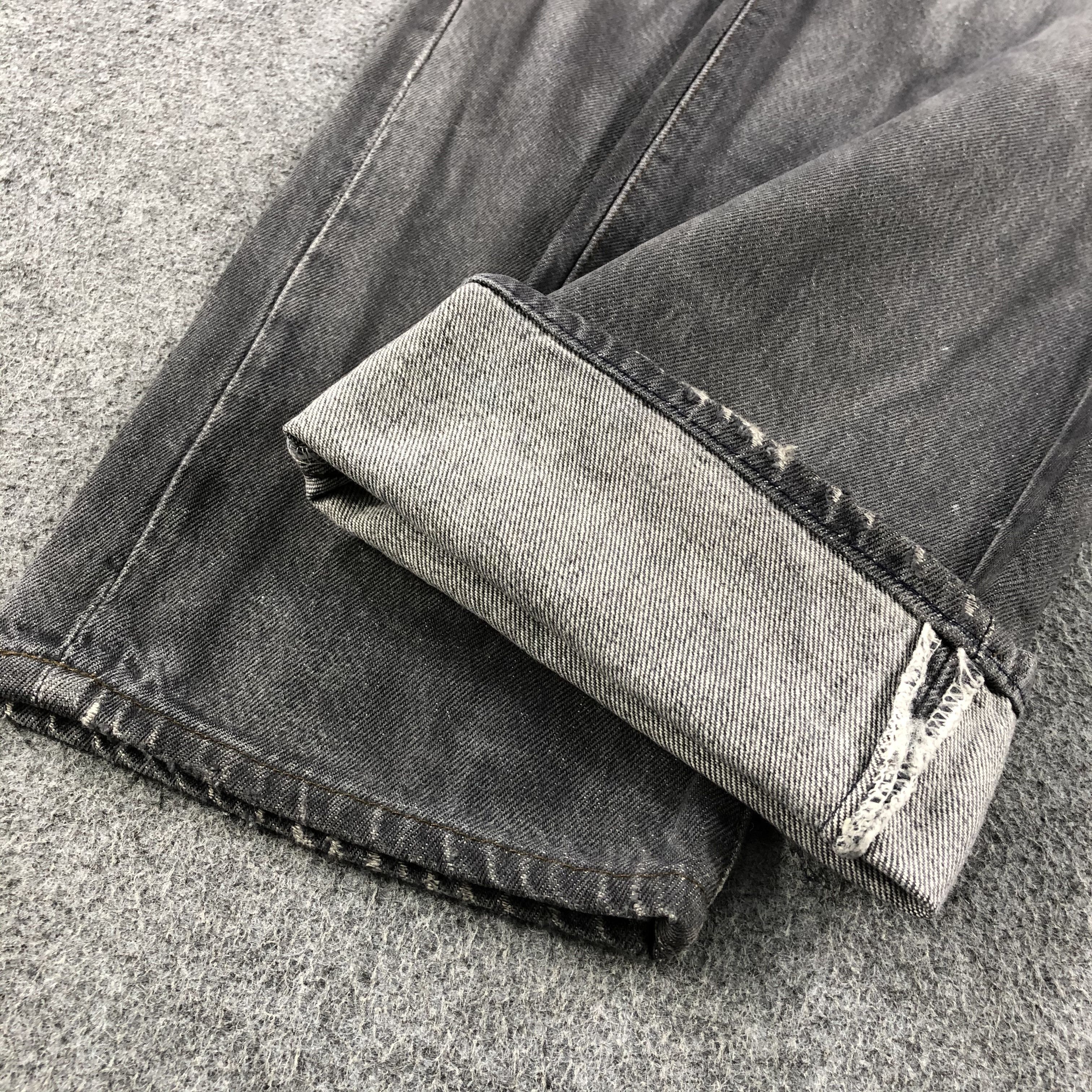 Levi's Vintage 90s Ripped Levis 501 Earth Tone Jeans-J1515 Size US 30 / EU 46 - 7 Thumbnail