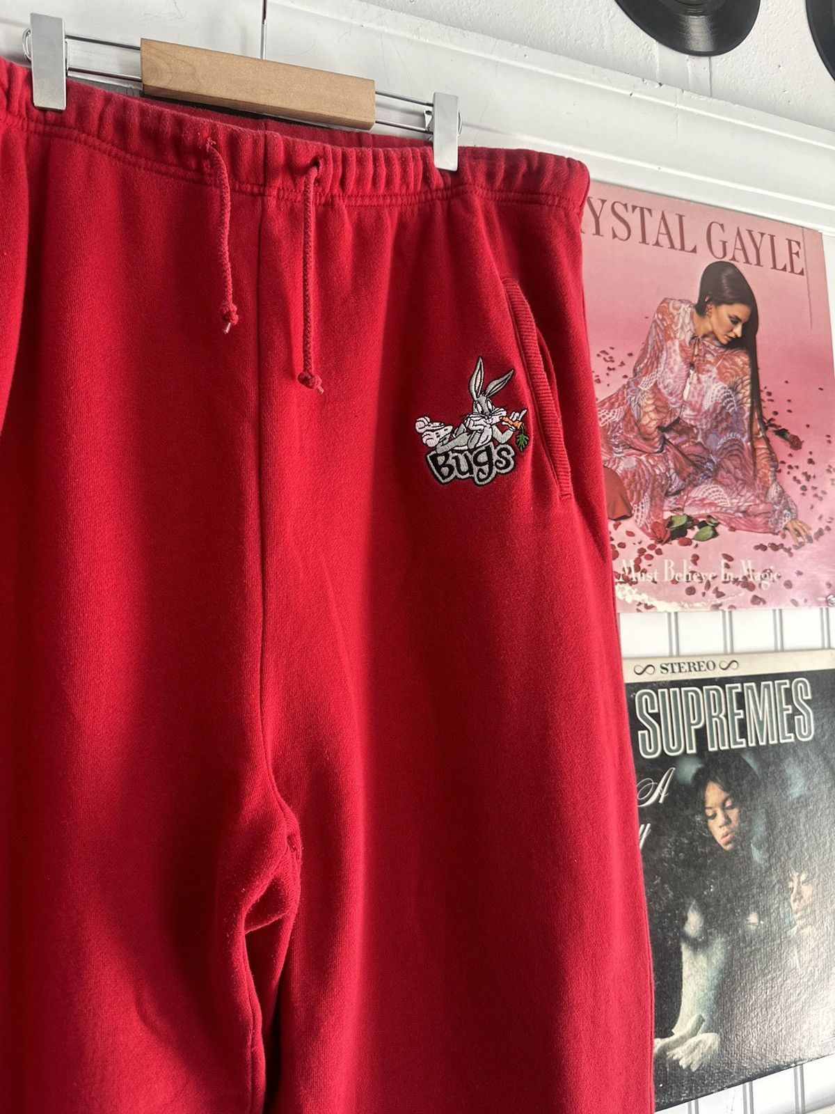 Warner Bros vintage 90s Bugs Bunny sweatpants Size US 39 - 2 Thumbnail