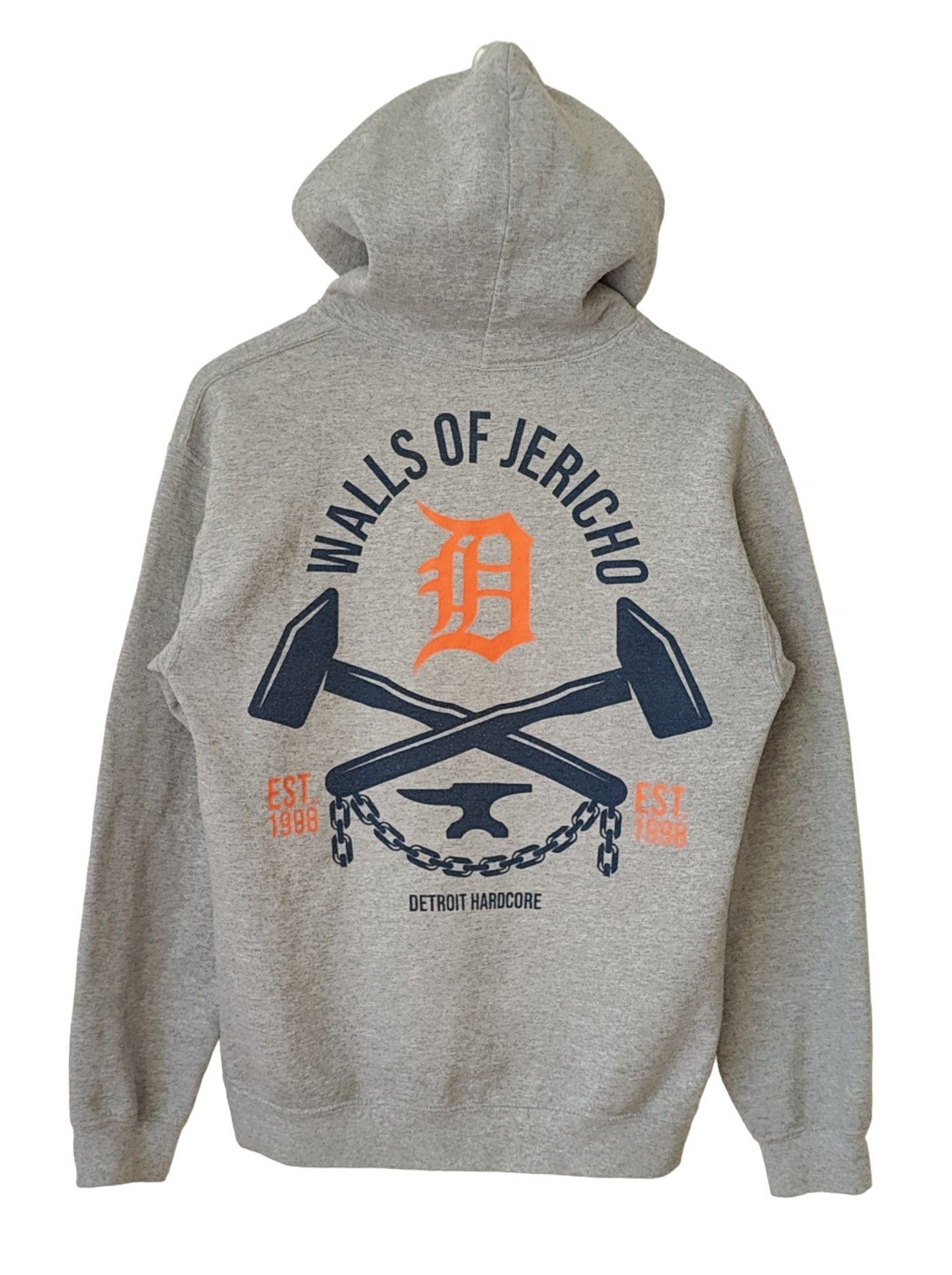 Band Tees × Vintage Walls of Jericho Detroit Hardore Official Sweatshirt Hoodie Size US S / EU 44-46 / 1 - 1 Thumbnail