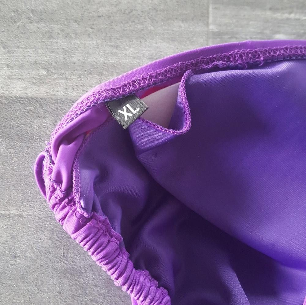 Designer Purple Classic Marquee Bikini Top Size ONE SIZE - 4 Thumbnail
