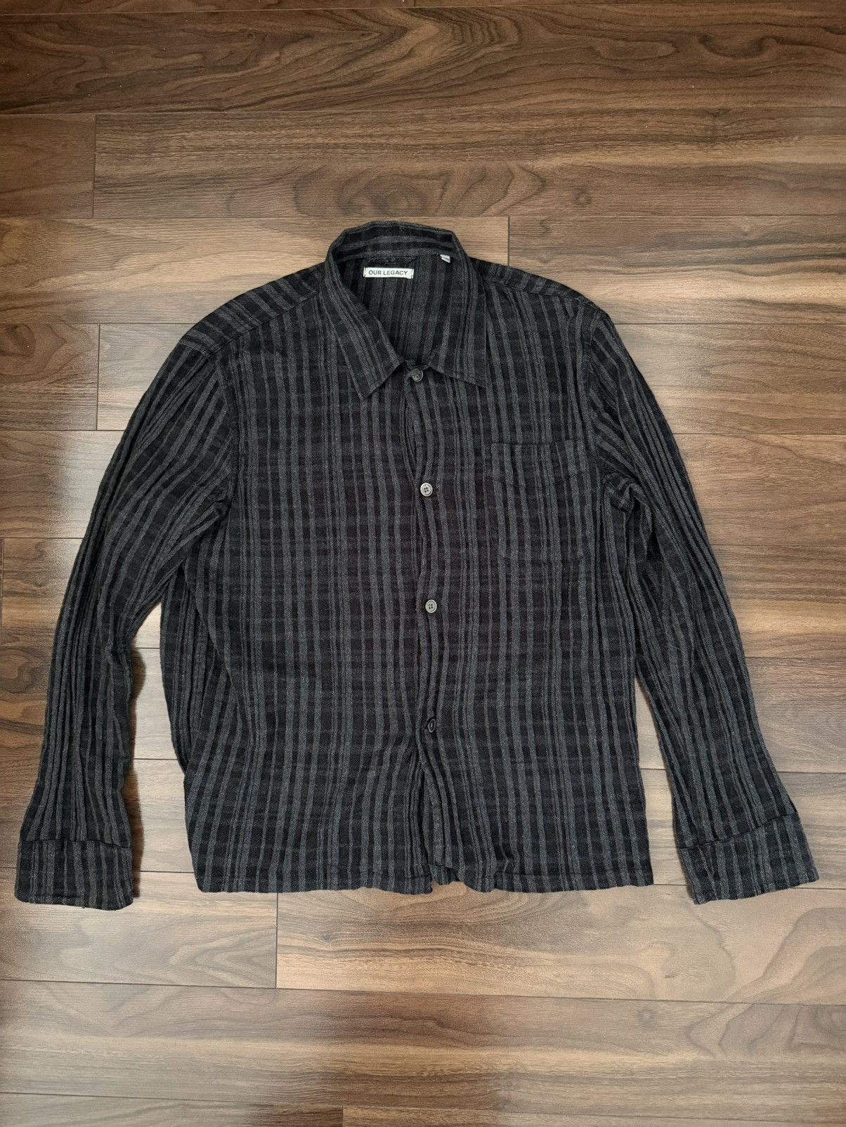 Pre-owned Our Legacy Box Shirt In Black
