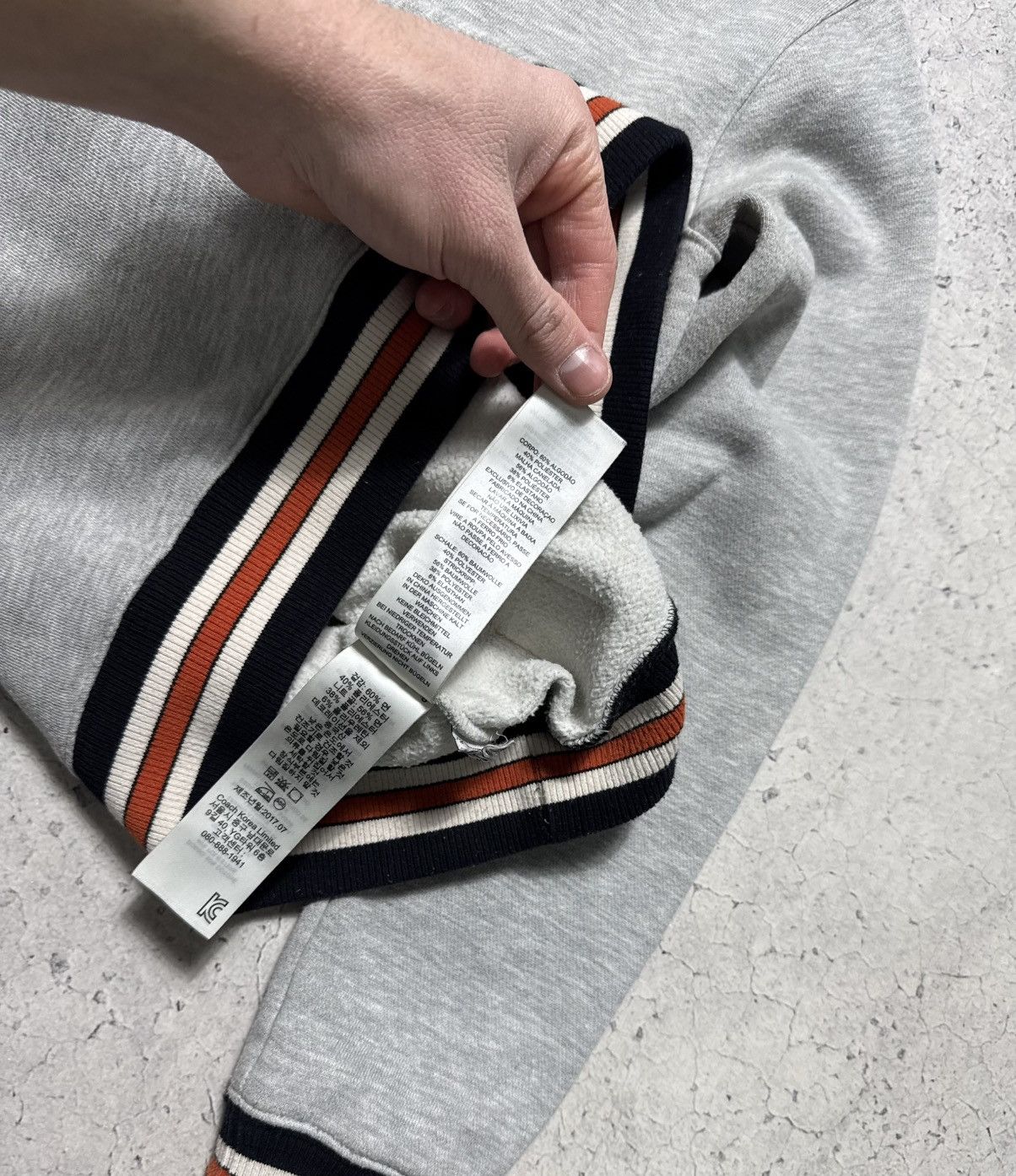 Coach Coach USA Grey Big Logo Luxury Sweatshirt Size US XS / EU 42 / 0 - 9 Thumbnail
