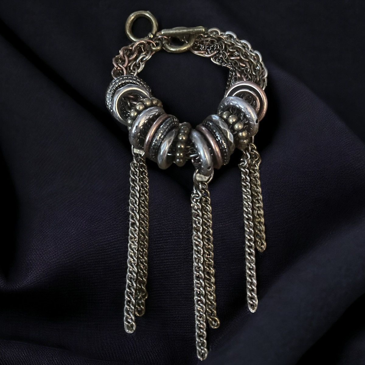 Other Multi chain discs and chains toggle charm bracelet Size ONE SIZE - 1 Thumbnail