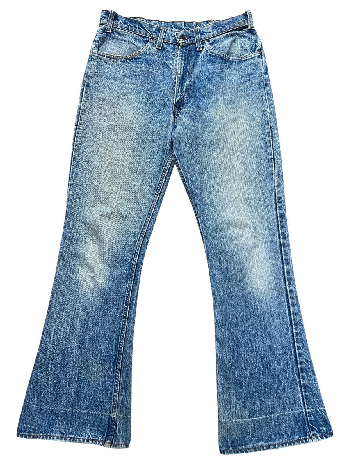Levi's Vintage 60s Levis 646 Bootcut Distressed Denim Jeans 32x31 Size US 32 / EU 48 - 2 Thumbnail