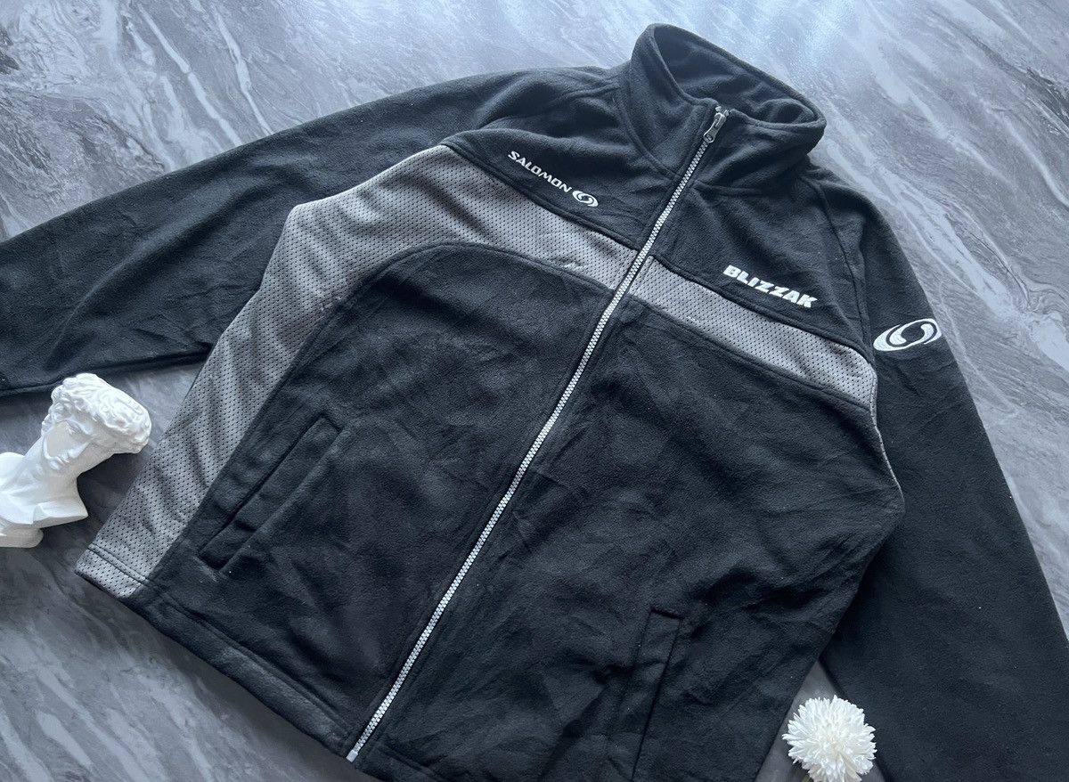 image of Salomon X Bridgestone X Blizzak : Racing Jacket in Black/Grey, Men's (Size XL)