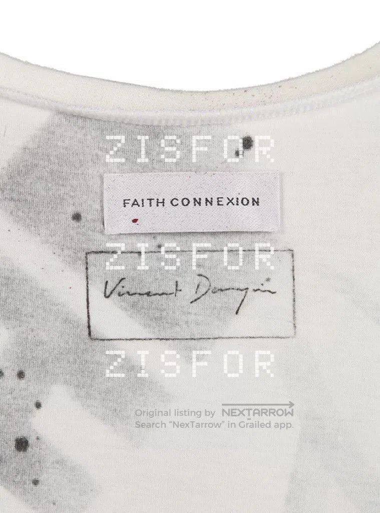 Faith Connexion Faith Connexion Graffiti Sleeveless T-Shirt. Size S / US 4 / IT 40 - 5 Thumbnail