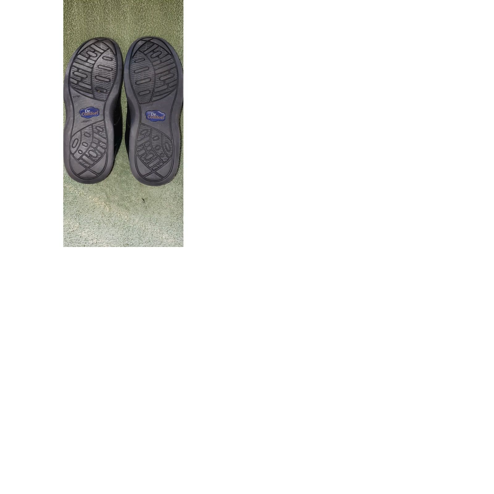 Vintage Dr. Comfort Womens Lace Up Sz 8M Black All Leather Aftermarket Insoles Orthotic Casual Shoes Size ONE SIZE - 9 Thumbnail