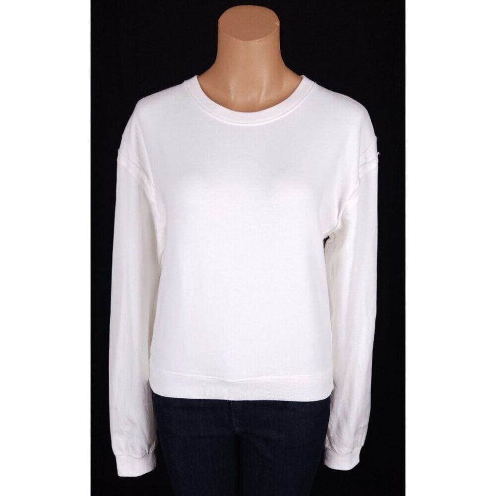 Haider Ackermann Haider Ackerman Perth Sweatshirt Size S Womens White $650 Size S / US 4 / IT 40 - 1 Thumbnail