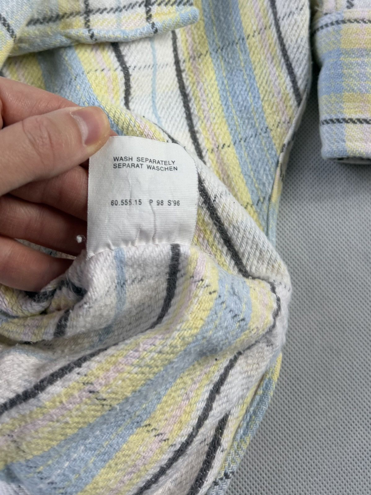 Levi's Unique Levi's Vintage 1996 White Tab Rare Shirt Size US L / EU 52-54 / 3 - 11 Thumbnail