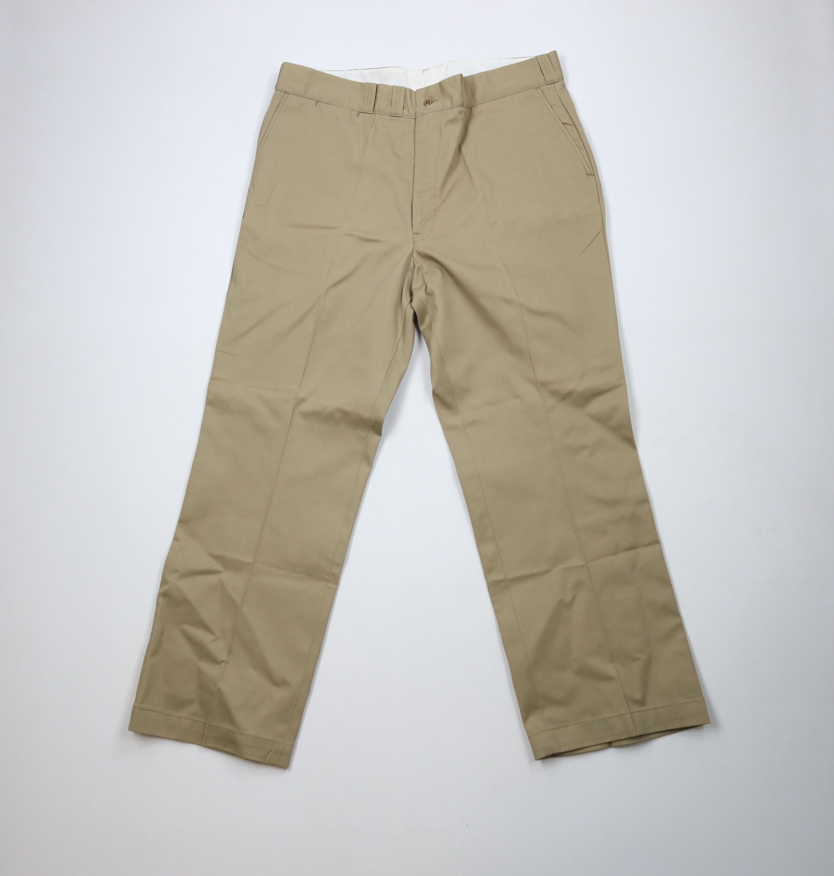 Big Mac × Vintage Deadstock Vintage 70s Big Mac Twill Wide Leg Work Pants USA Size US 38 / EU 54 - 1 Thumbnail