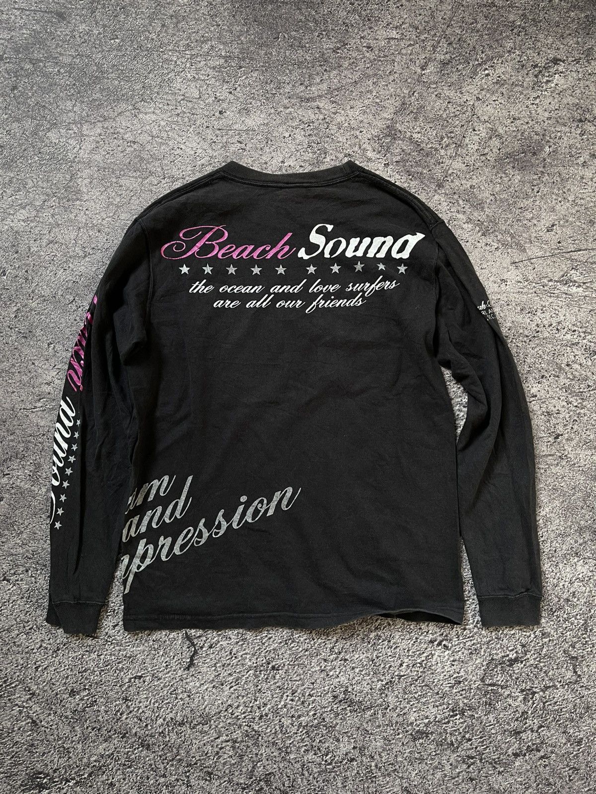 Japanese Brand Y2K Beach Sound ifsixwasnine punk style long sleeve Size US M / EU 48-50 / 2 - 6 Thumbnail