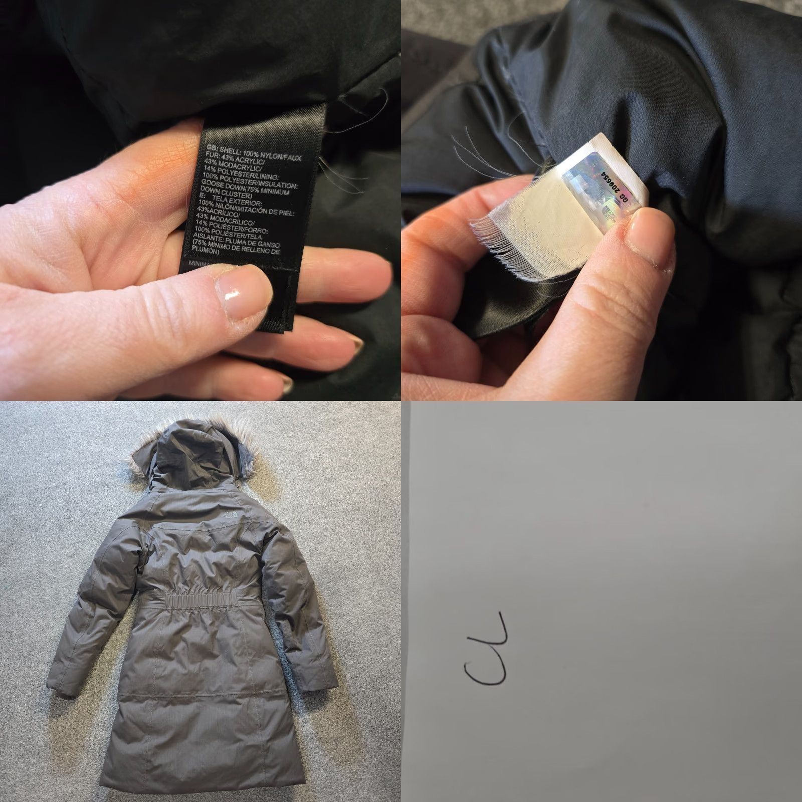 The North Face The North Face Arctic Parka Jacket Womens XS Gray Down Pockets Mid Length Warm Regular Outdoor Winter Versus Parka Size XS / US 0-2 / IT 36-38 - 8 Thumbnail