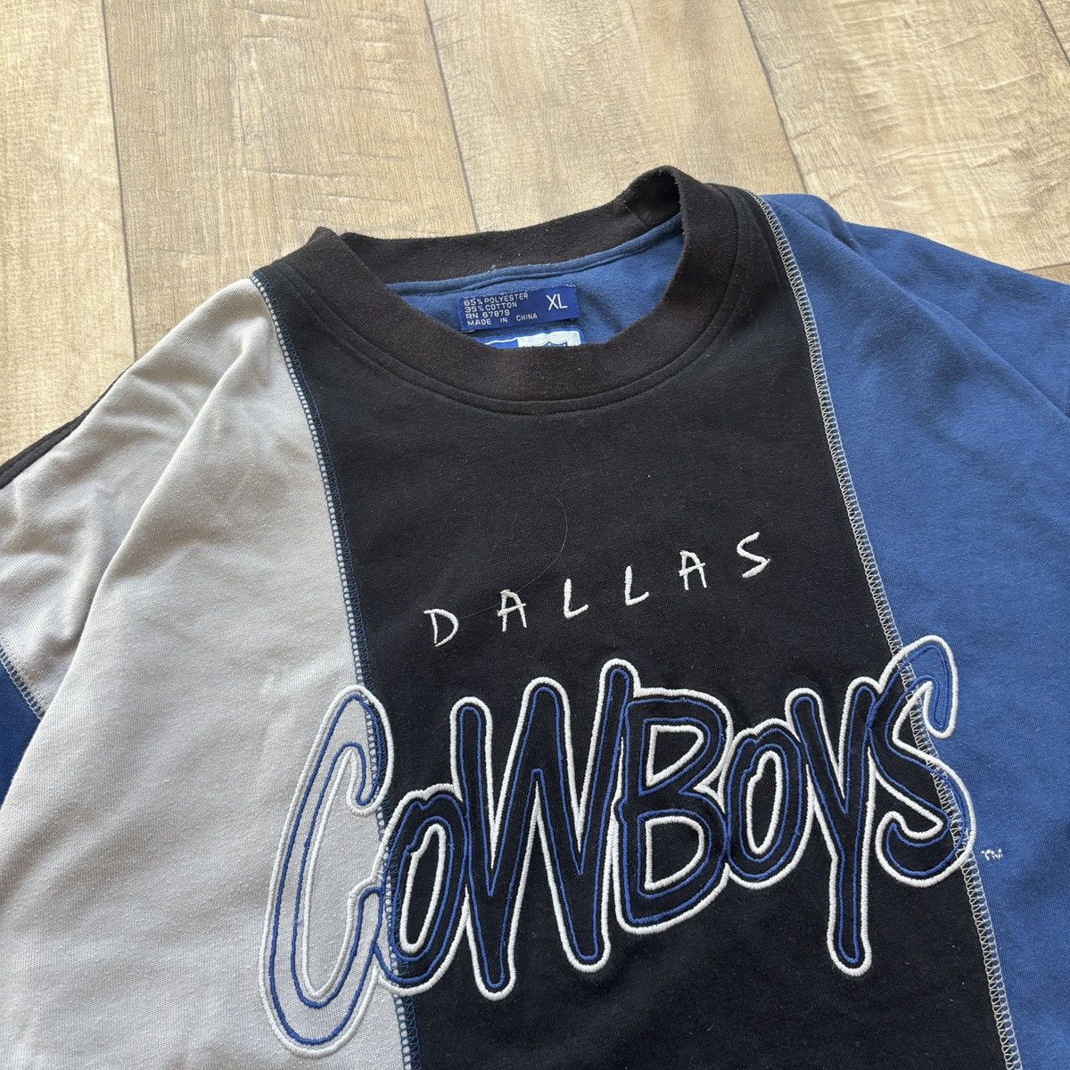 Starter Vintage 90s Starter NFL Dallas Cowboys Baggy T-Shirt XL Size US XL / EU 56 / 4 - 4 Thumbnail