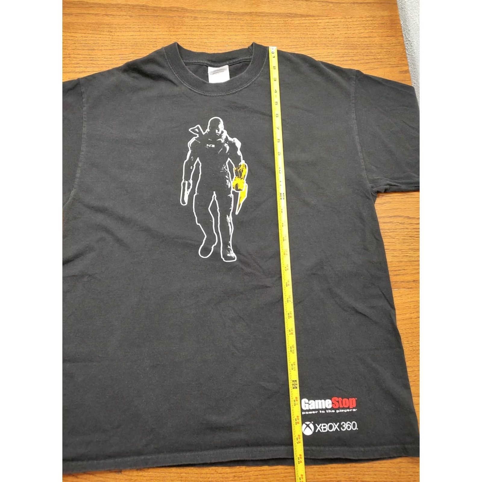 Port & Company Mass Effect 3 Xbox 360 GameStop Promo Black Graphic T Shirt Adult Large Mens Size US L / EU 52-54 / 3 - 4 Thumbnail