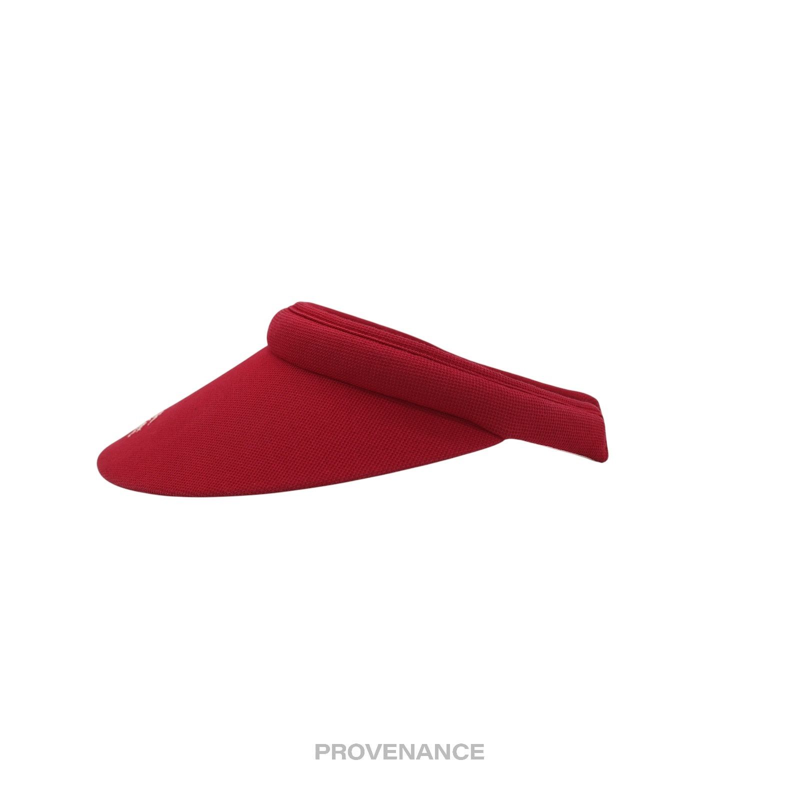 Burberry 🔴 Burberry Golf Knight Logo Visor - Nova Check Red Size ONE SIZE - 5 Thumbnail