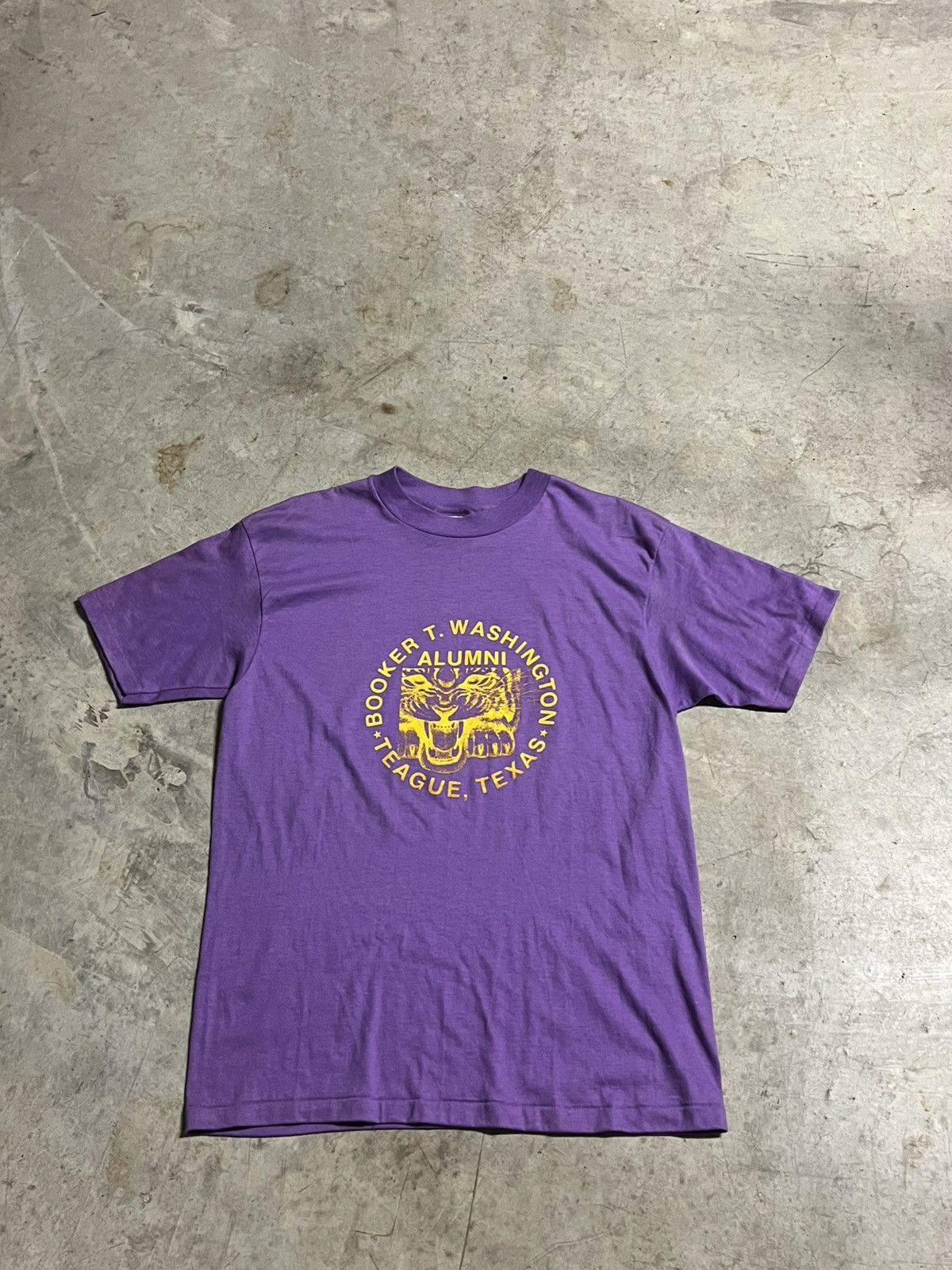 Hanes × Vintage Vintage 80s Booker T. Washington Alumni Single Stitch Tee Size US L / EU 52-54 / 3 - 1 Thumbnail