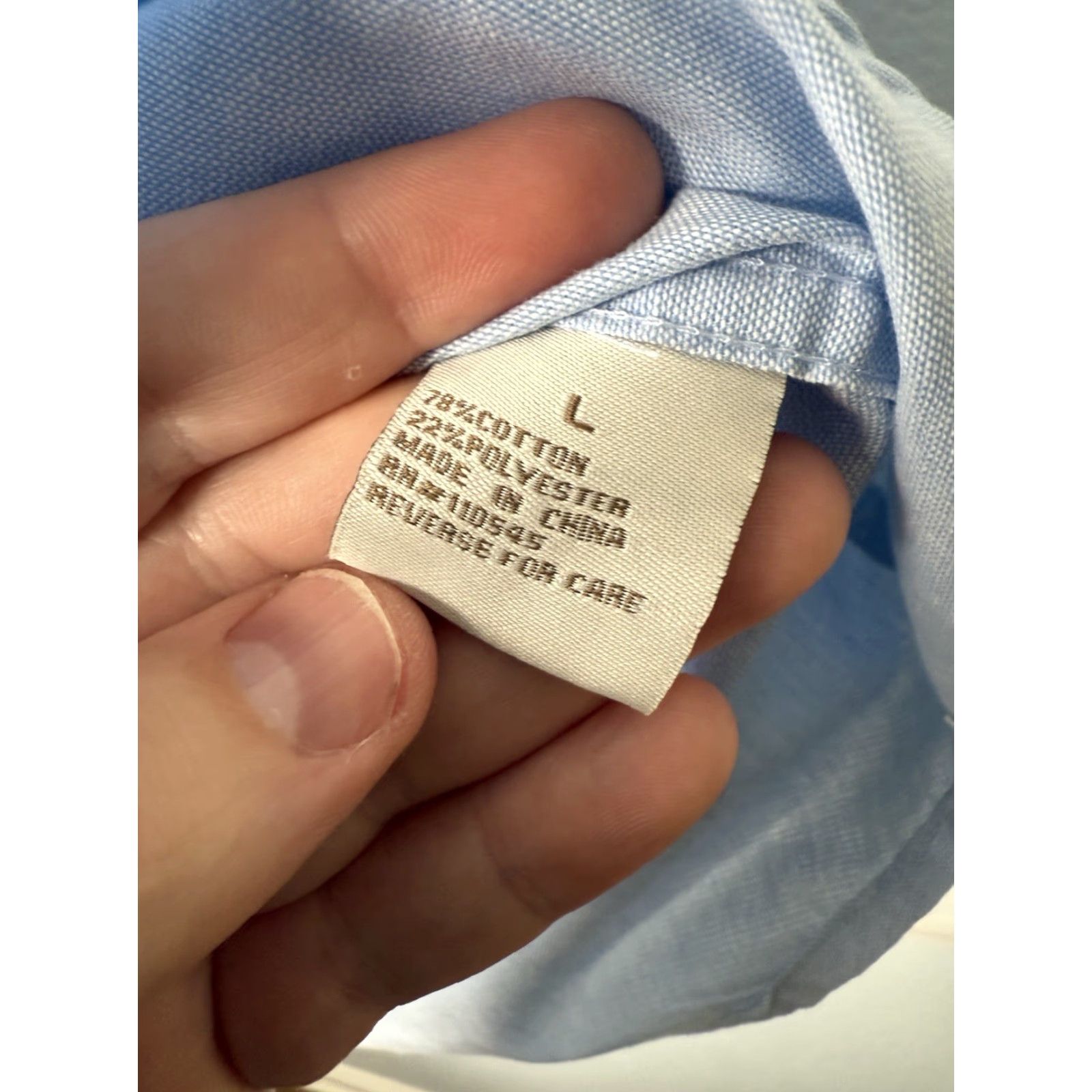 Vintage Cracker Barrel Shirt Button-Down Oxford Shirt Blue Short Sleeve Size L Men Regular Cotton Blend Restaurant Waiter Size US L / EU 52-54 / 3 - 4 Thumbnail