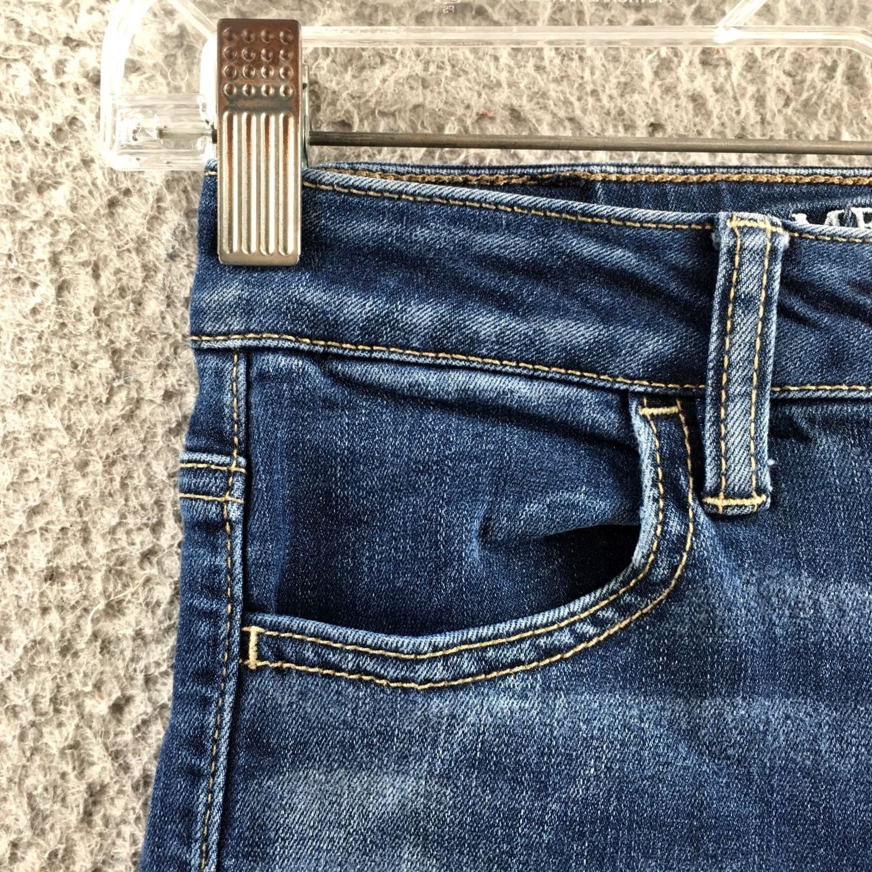 American Eagle Outfitters American Eagle Outfitters Jeans Womens 2 Blue Skinny Super Hi-Rise Jegging Denim Size 26" / US 2 / IT 38 - 3 Thumbnail