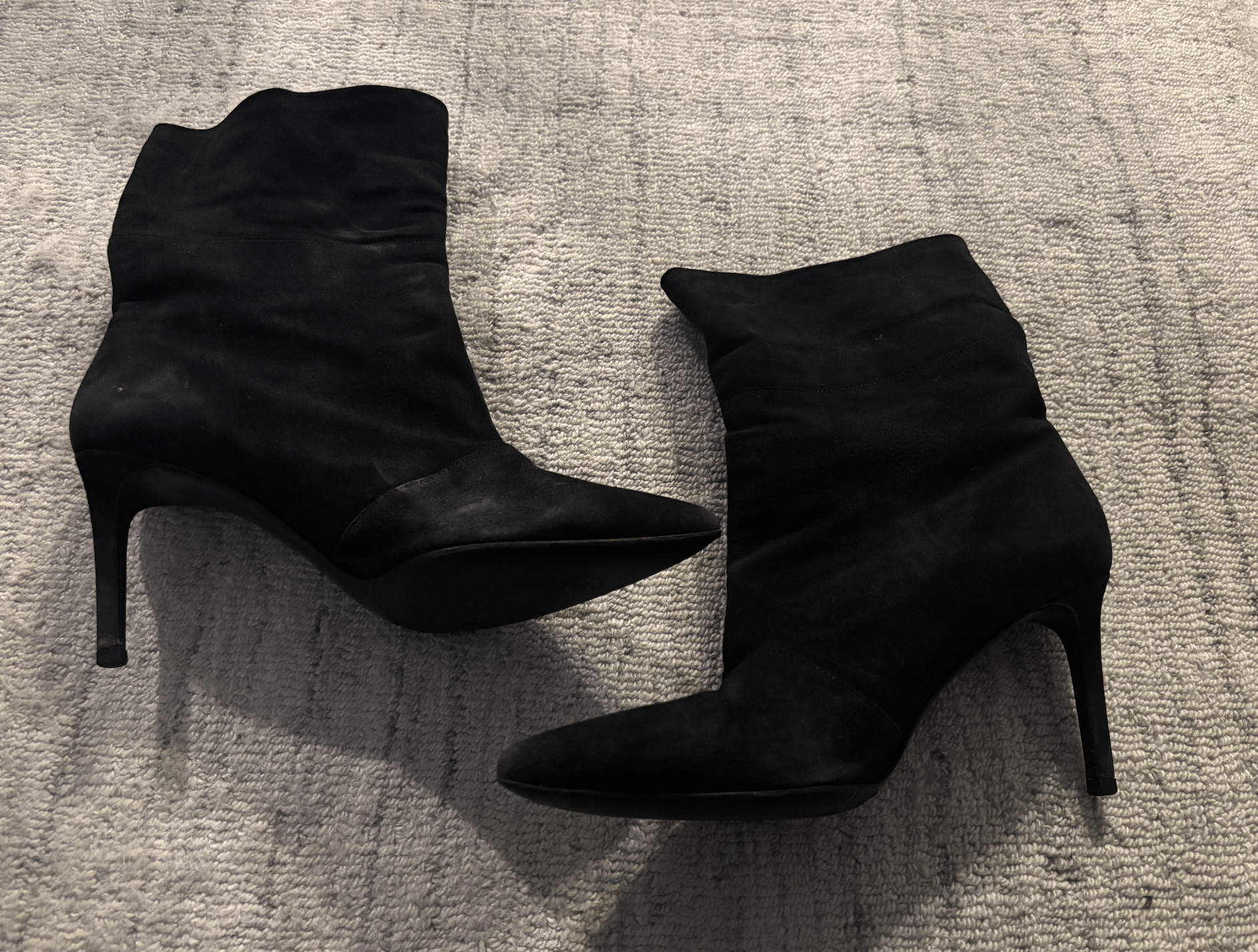 Saint Laurent Paris Saint Laurent Paris Suede Bootie Boots High-Heel Vintage Size US 7 / IT 37 - 1 Thumbnail