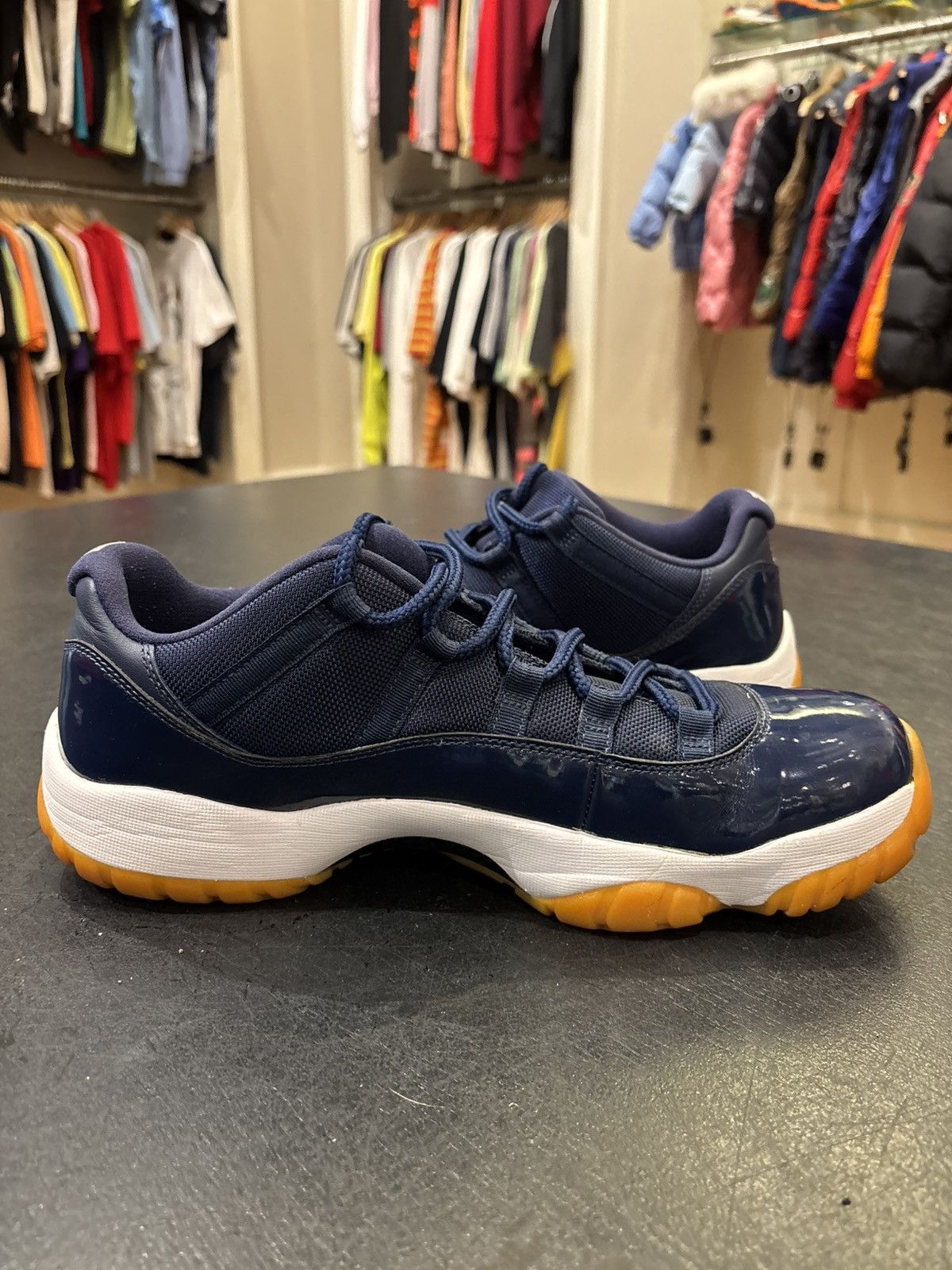 Jordan Brand Jordan 11 Retro Low ‘Midnight Navy’ Size US 12 / EU 45 - 4 Thumbnail