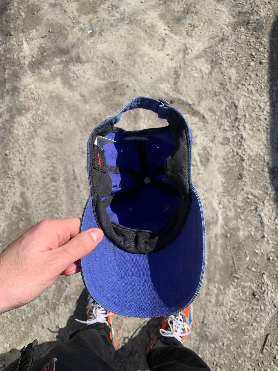 Nike × Vintage VERY RARE NIKE CAP SWOOSH DRILL BIG LOGO JAPAN STYLE Y2K Size ONE SIZE - 6 Thumbnail