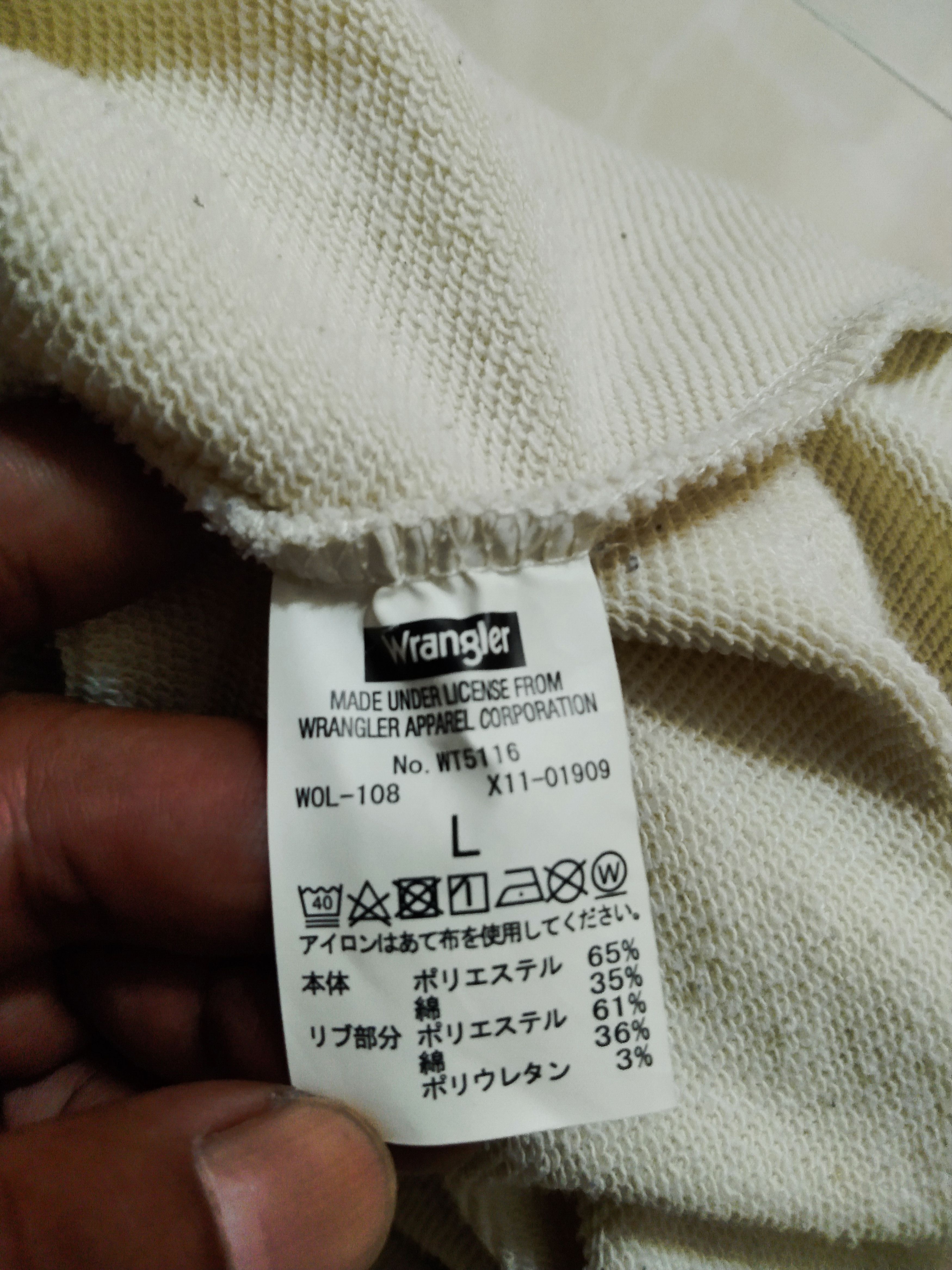 Wrangler Wrangler Hoodie Size US L / EU 52-54 / 3 - 7 Thumbnail