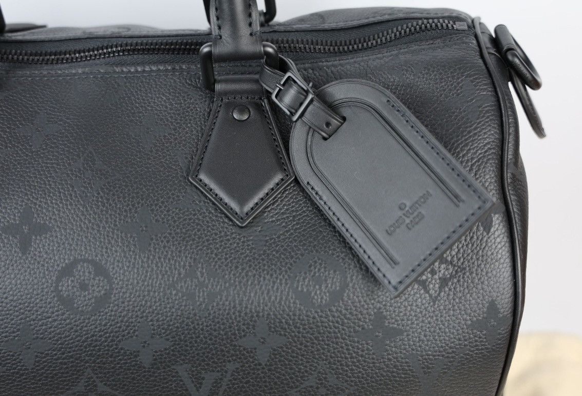 Louis Vuitton SPEEDY 40 JET BLACK DUFFLE BAG M13916 Size ONE SIZE - 7 Thumbnail