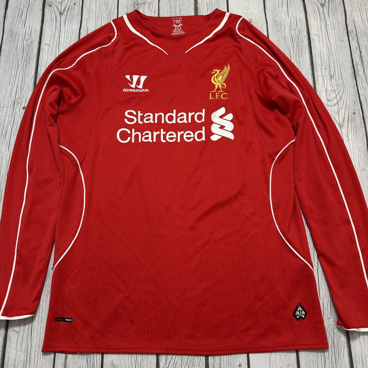 Warrior Liverpool Steven Gerrard long sleeve jersey Size US M / EU 48-50 / 2 - 3 Thumbnail