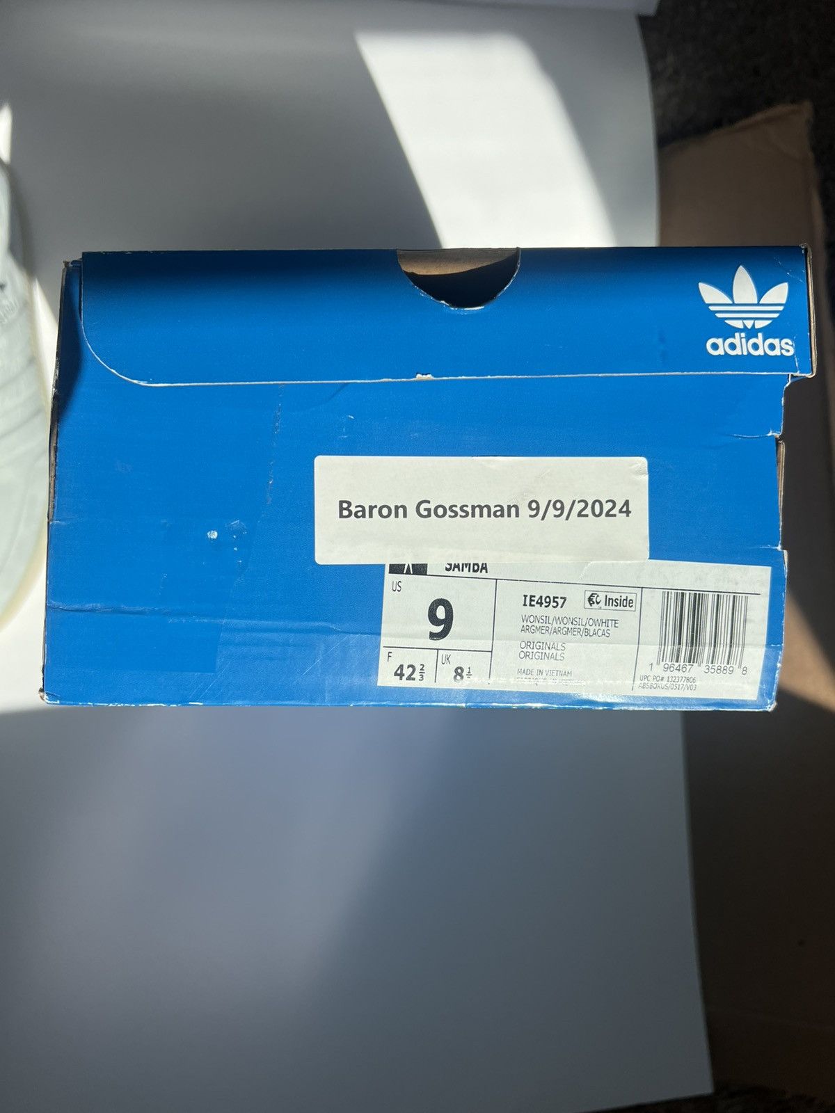 Adidas Adidas Samba OG “Wonder Silver” - Size 9 - Brand New Size US 9 / EU 42 - 3 Thumbnail